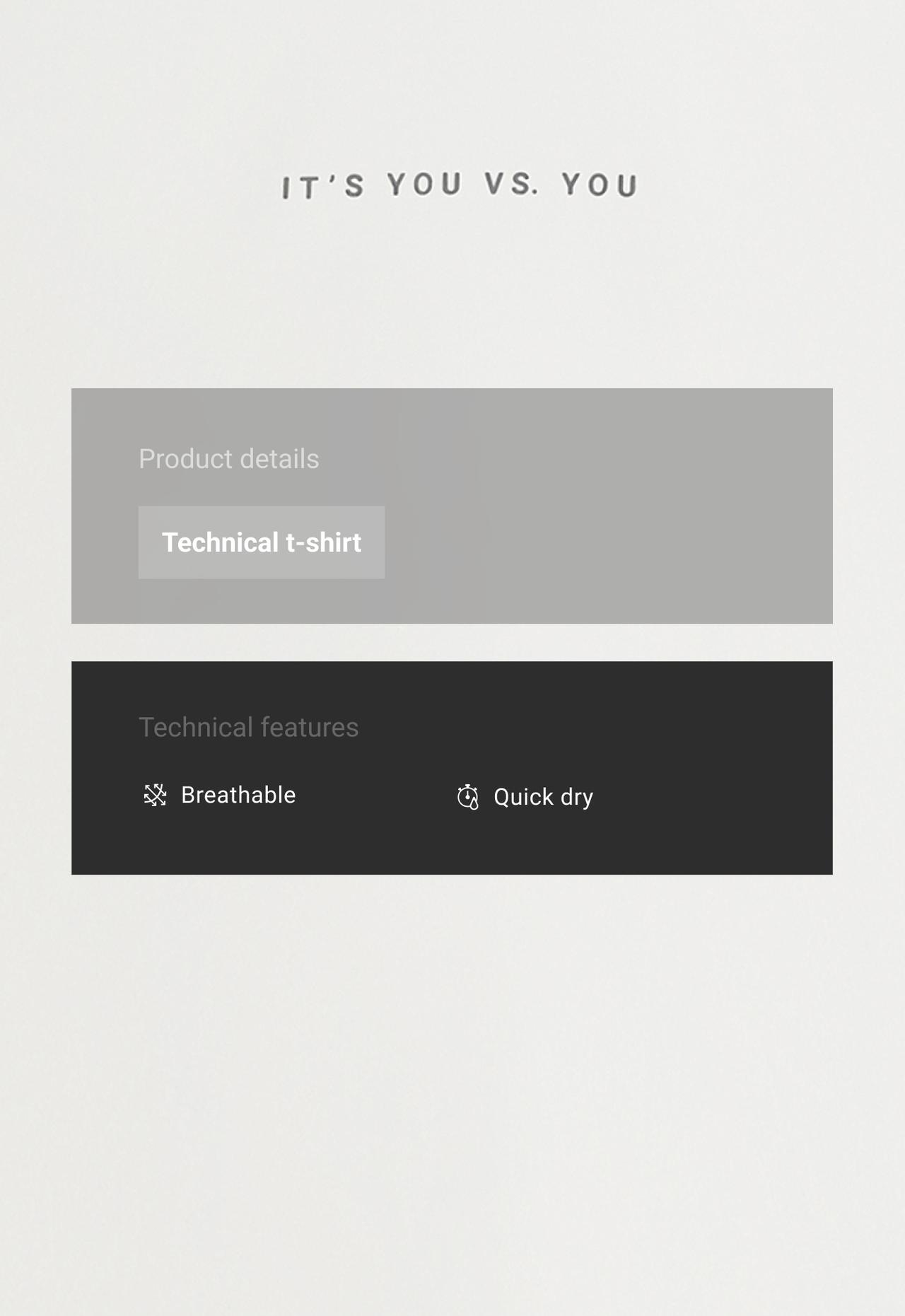 Long-sleeved technical T-shirt with text — WHITE 