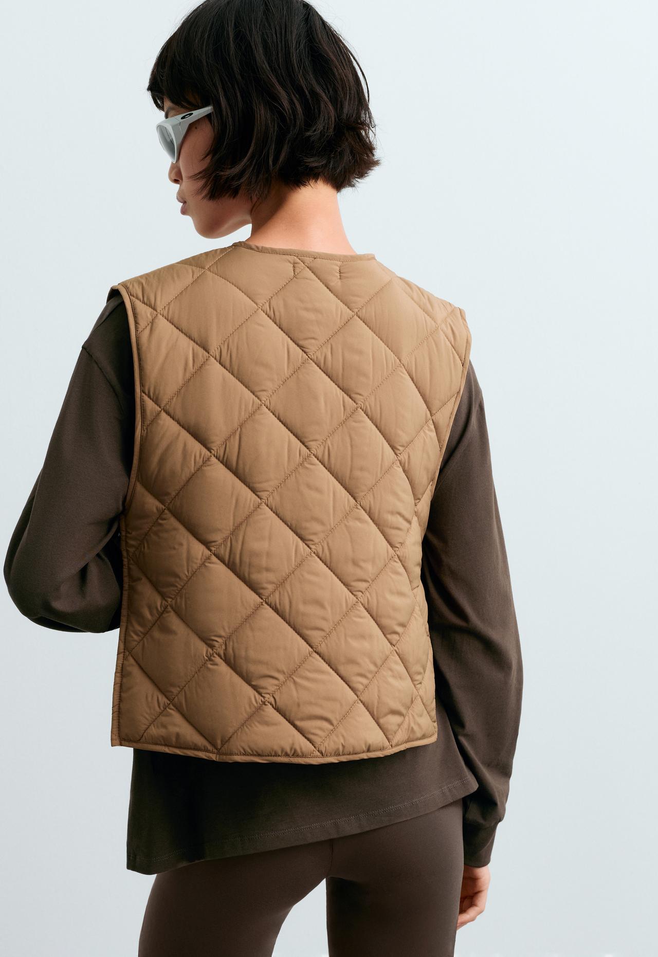 Diamond quilted gilet — COCOA