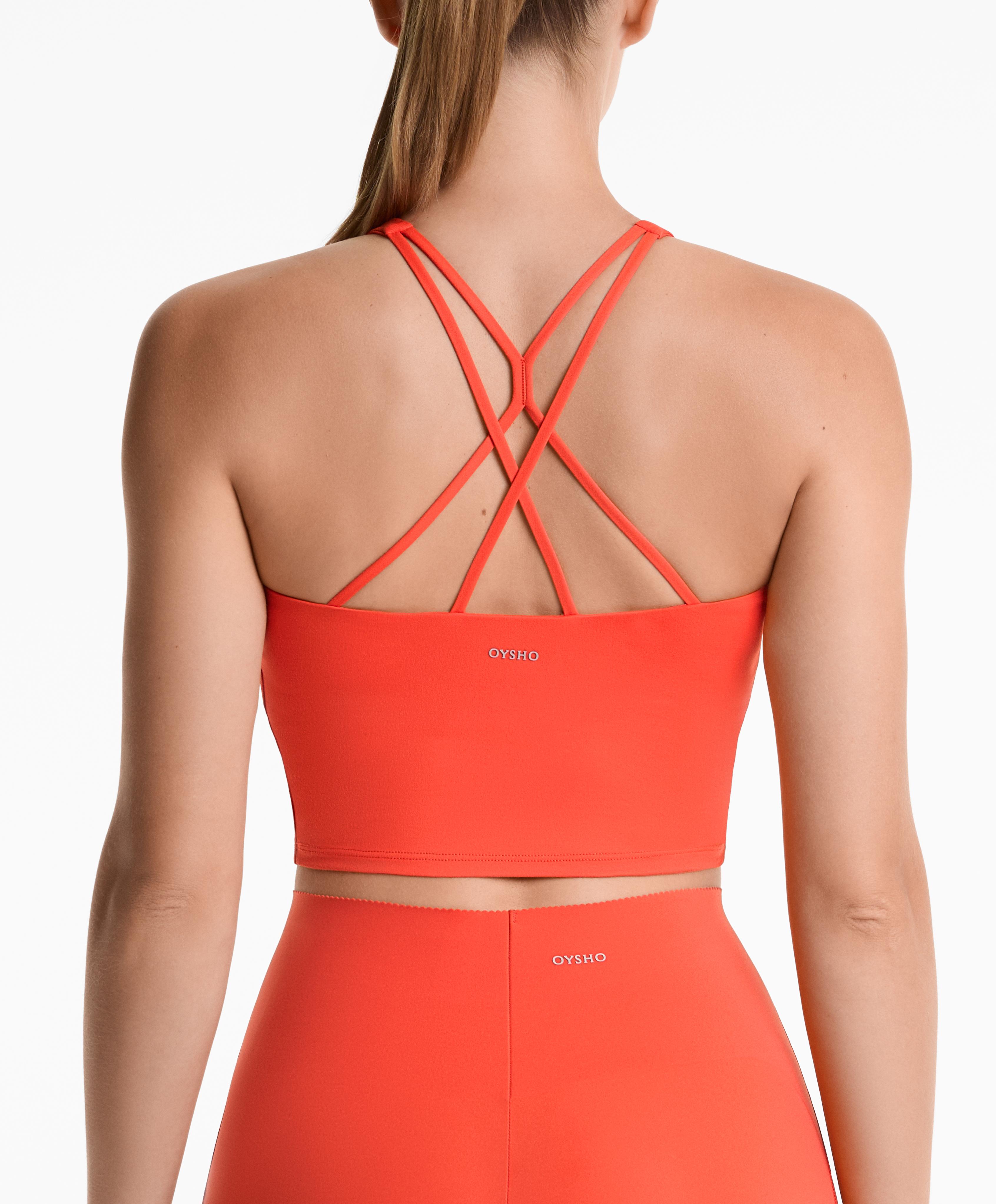 Comfortlux strap tank top with cups