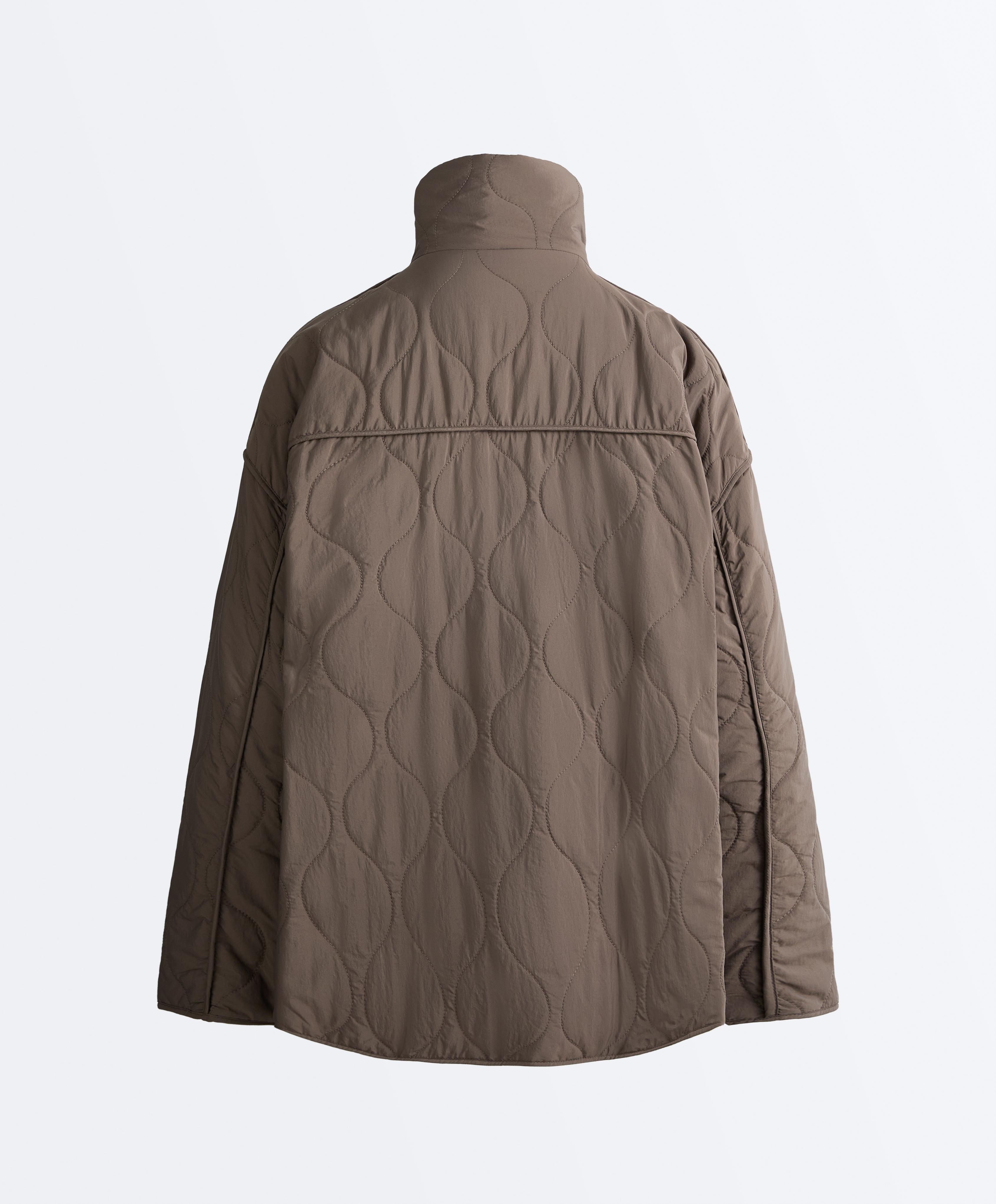 Water-repellent FELLEX® AEROGEL padded jacket — WASHED TAUPE-MAUVE