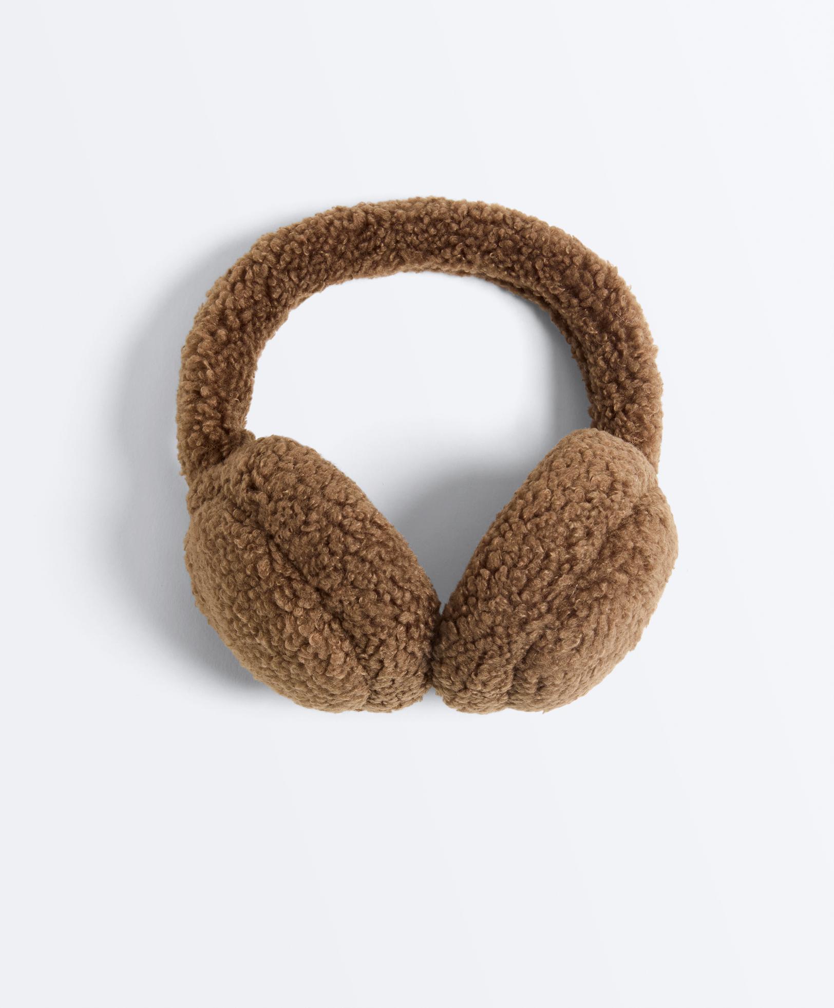 Faux shearling ear muffs - Sale
