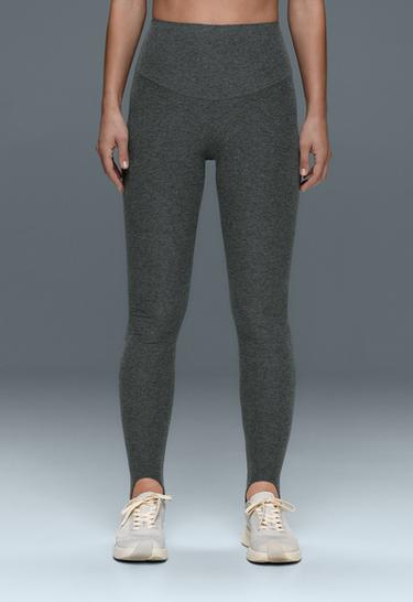 Leggings ankle-length super high rise comfortlux stirrup — DARK GREY MELANGE 3