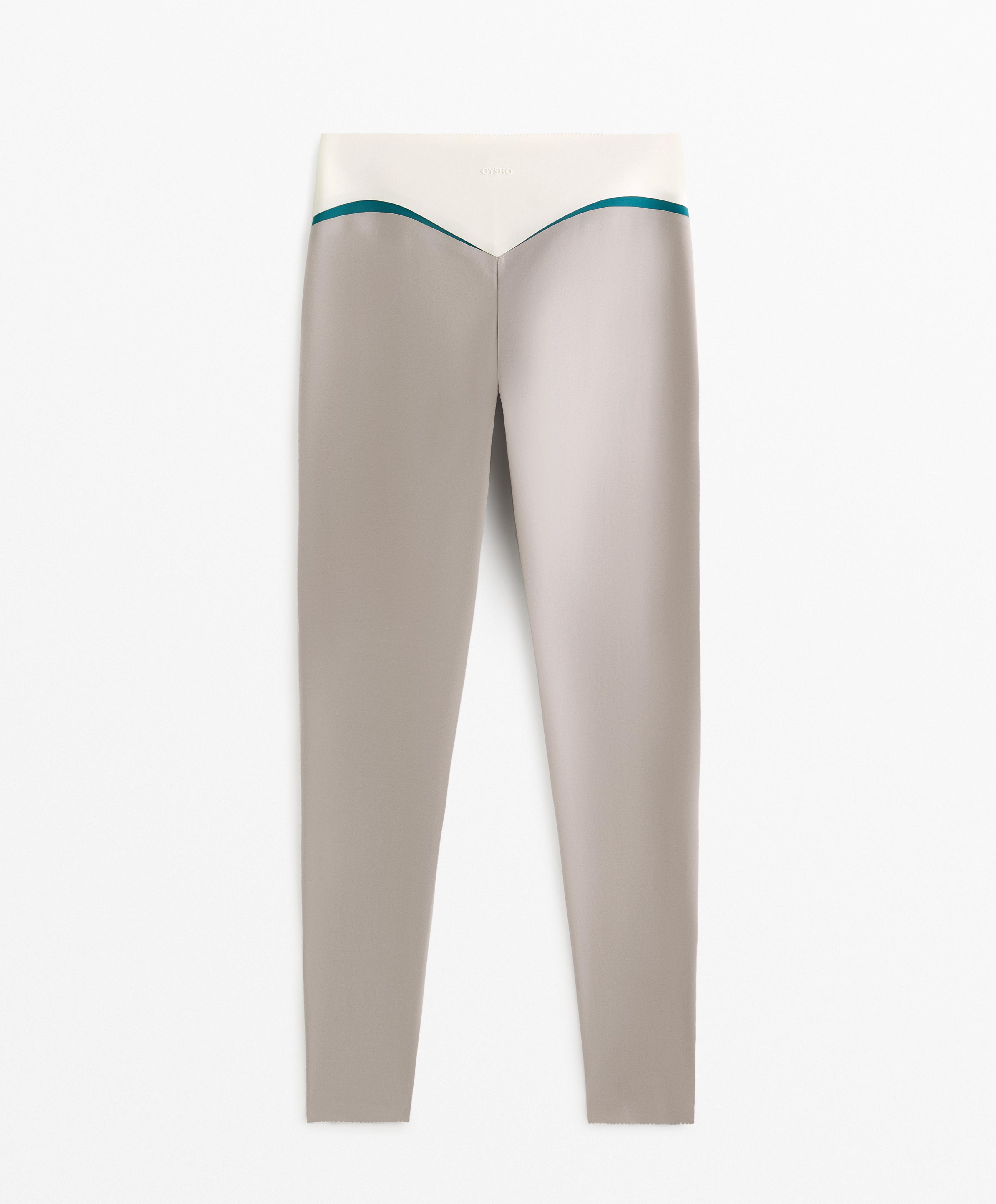 Compressive core control lines high rise 65cm ankle-length leggings