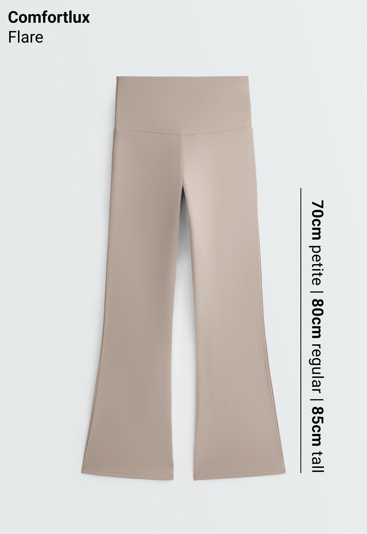 High-rise Comfortlux flare trousers