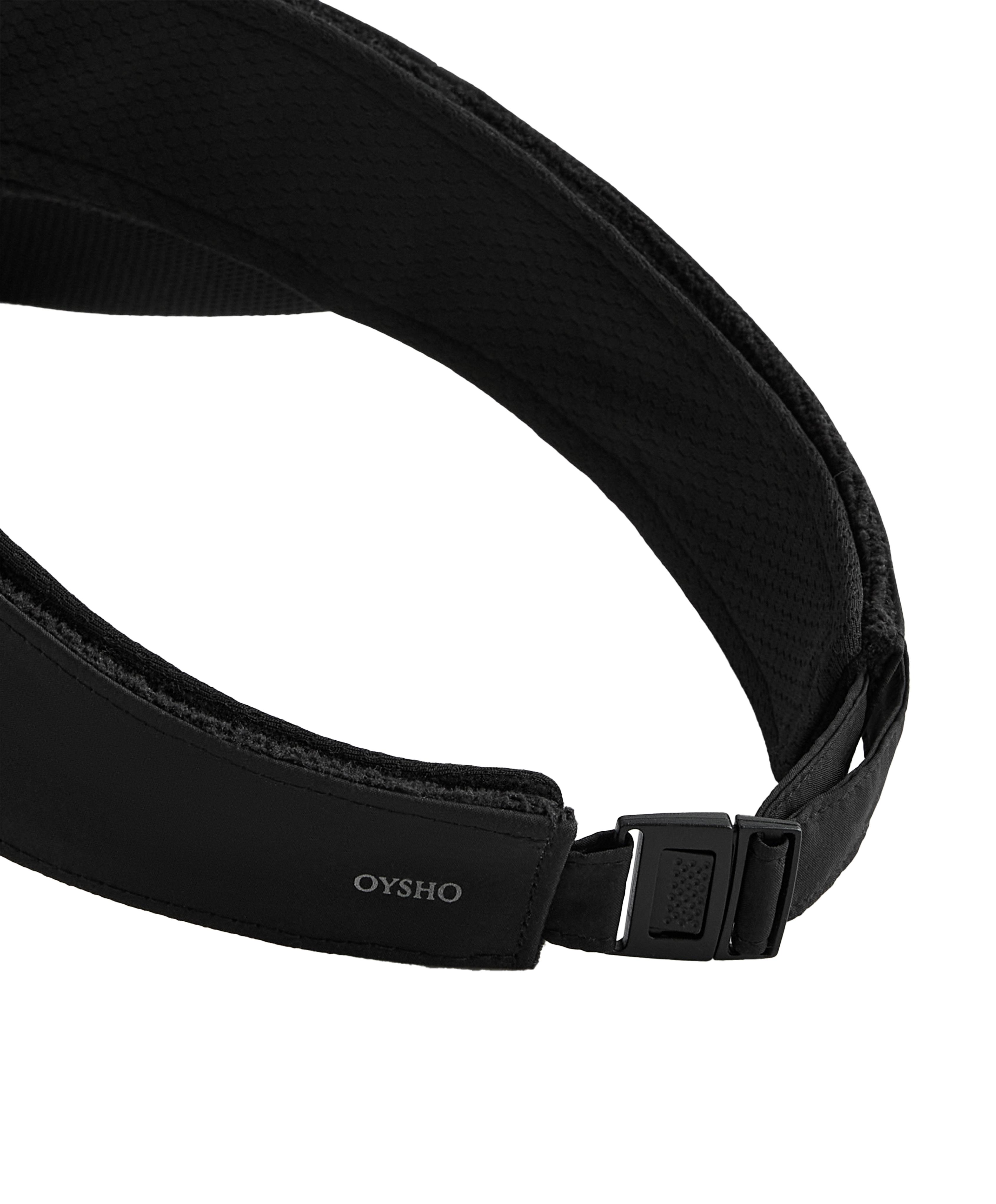 Sports visor — BLACK