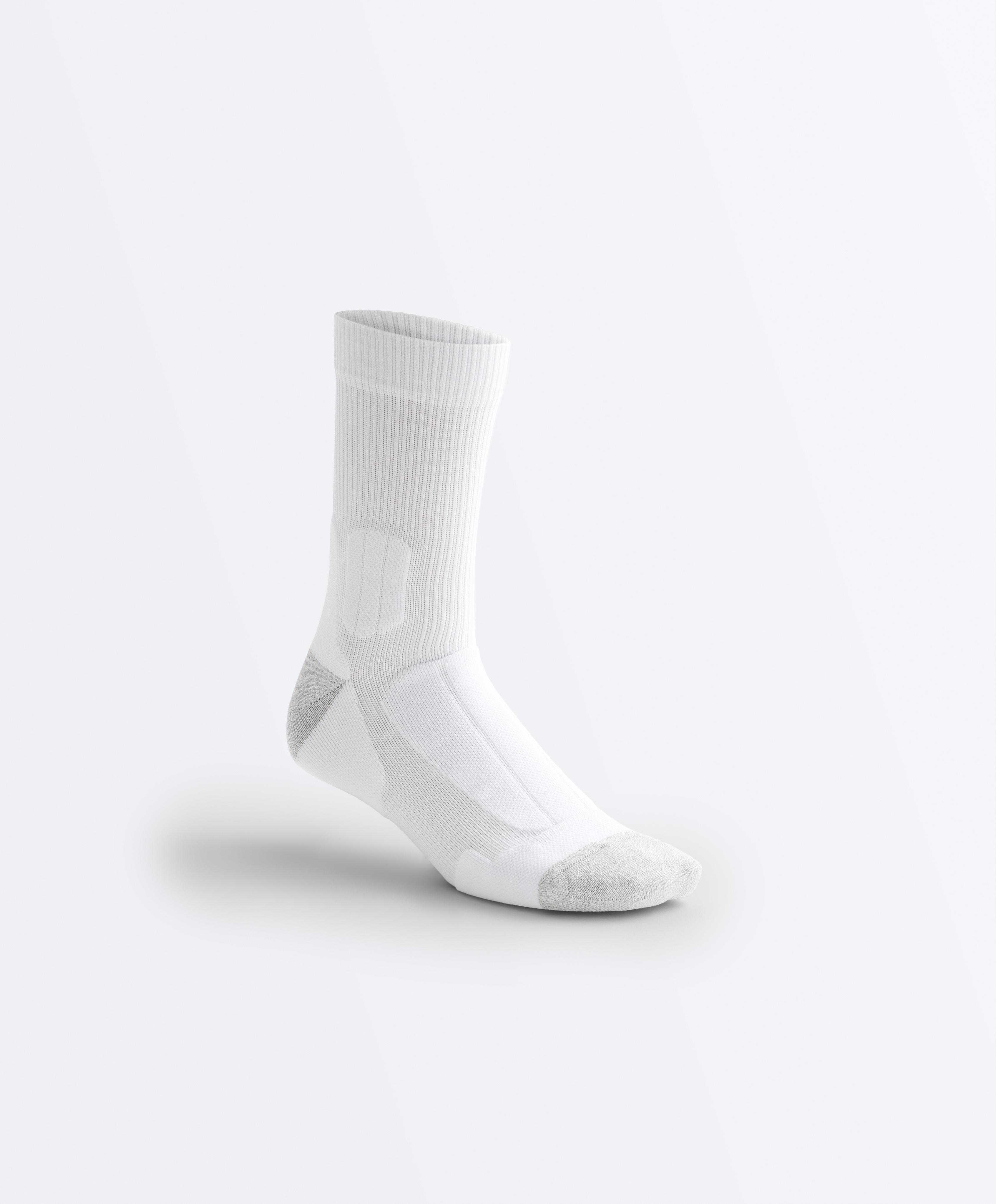 Classic polyamide blend sports socks — SAND MELANGE