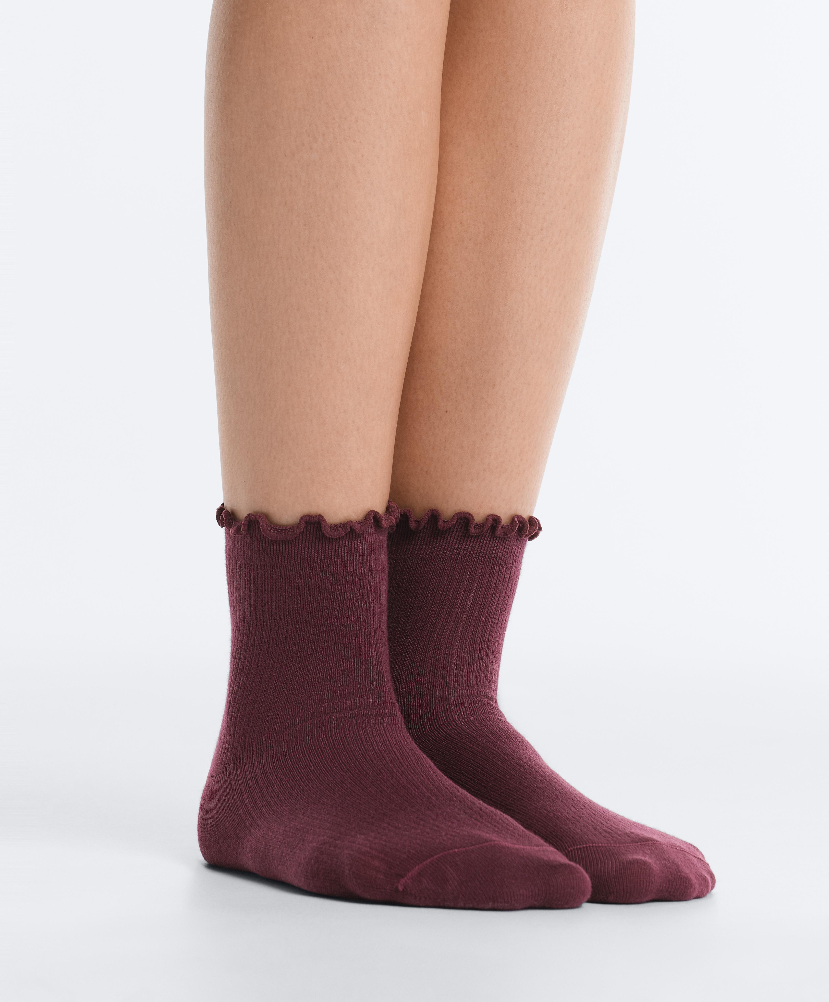3 pares de calcetines quarter mezcla algodón curling