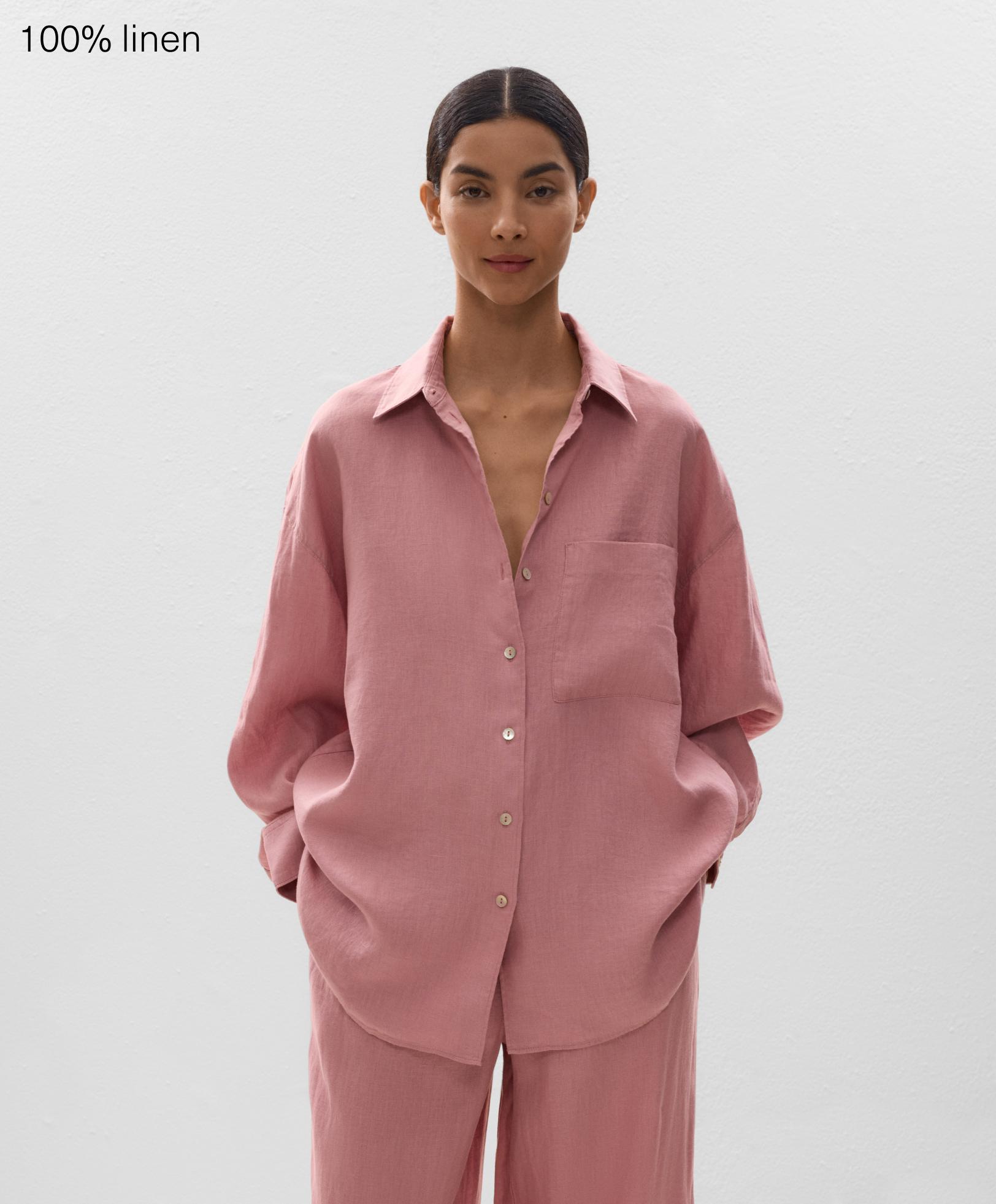 100% linen relaxed shirt 100% linen relaxed shirt