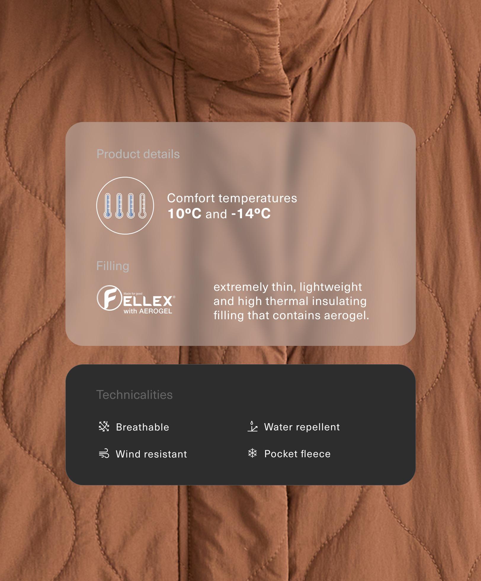 جاكيت مبطن صاد للماء FELLEX® مع AEROGEL جاكيت مبطن صاد للماء FELLEX® مع AEROGEL