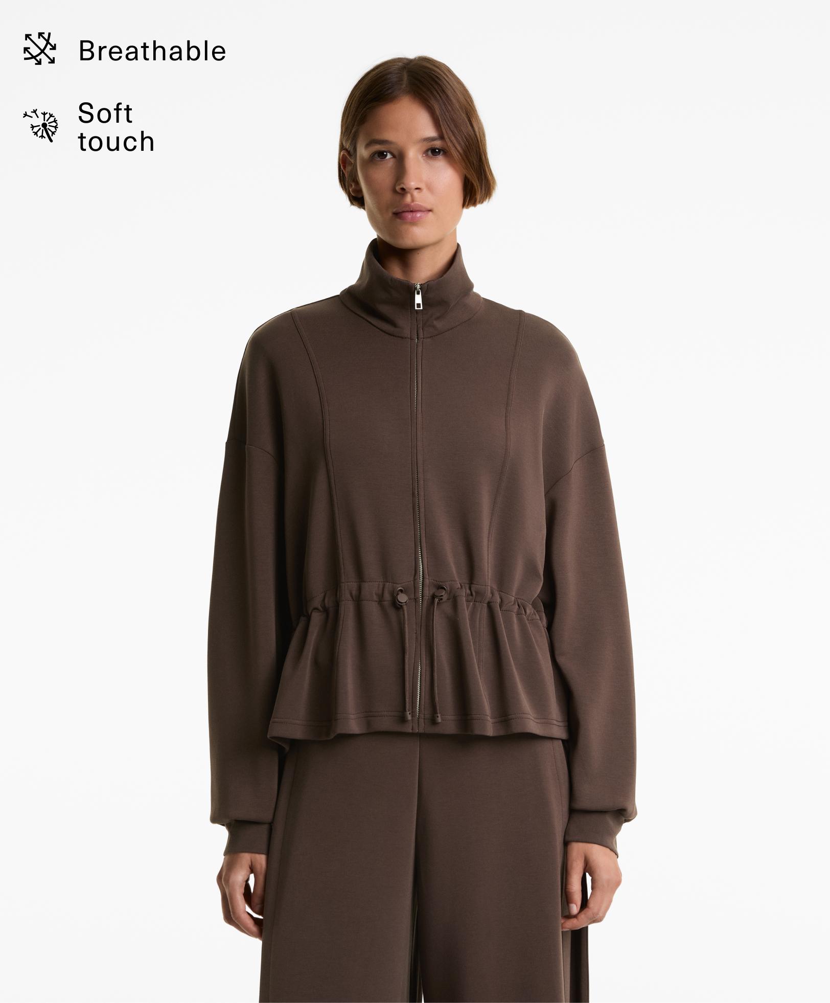 Chaqueta con modal tacto suave