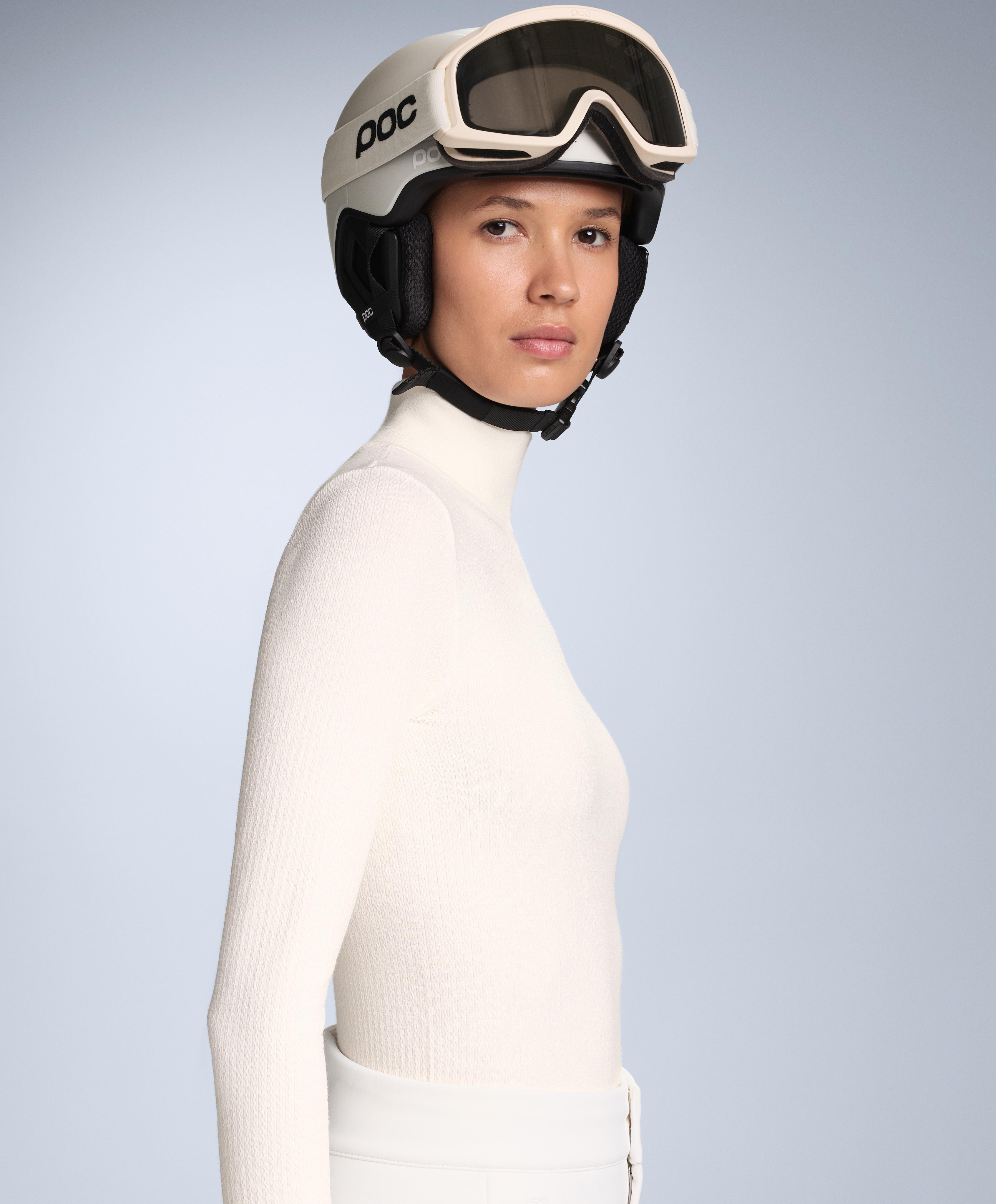 Seamless merino wool base layer T-shirt — PALE ECRU