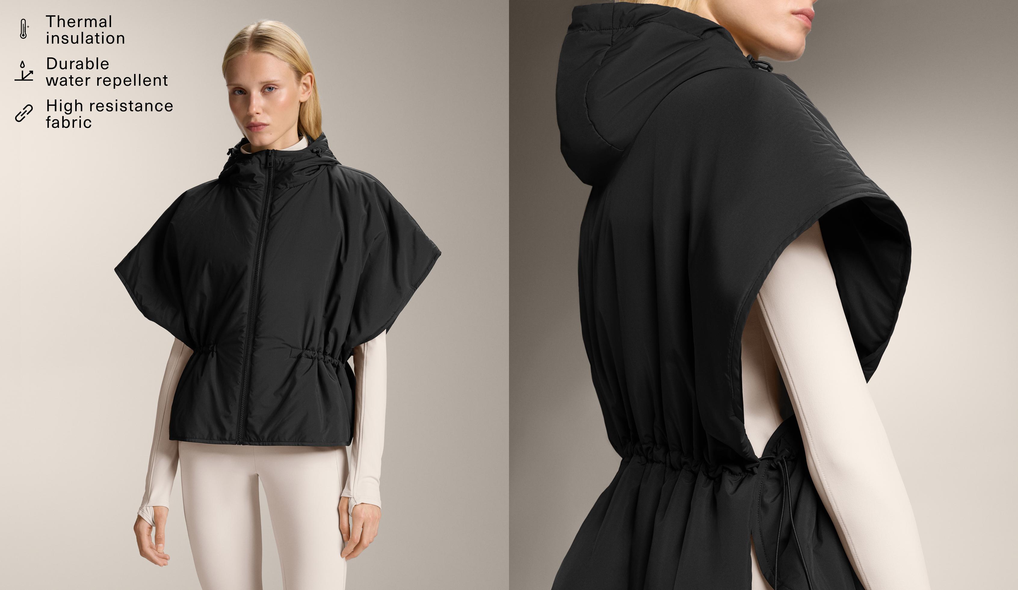 Hooded padded gilet Hooded padded gilet