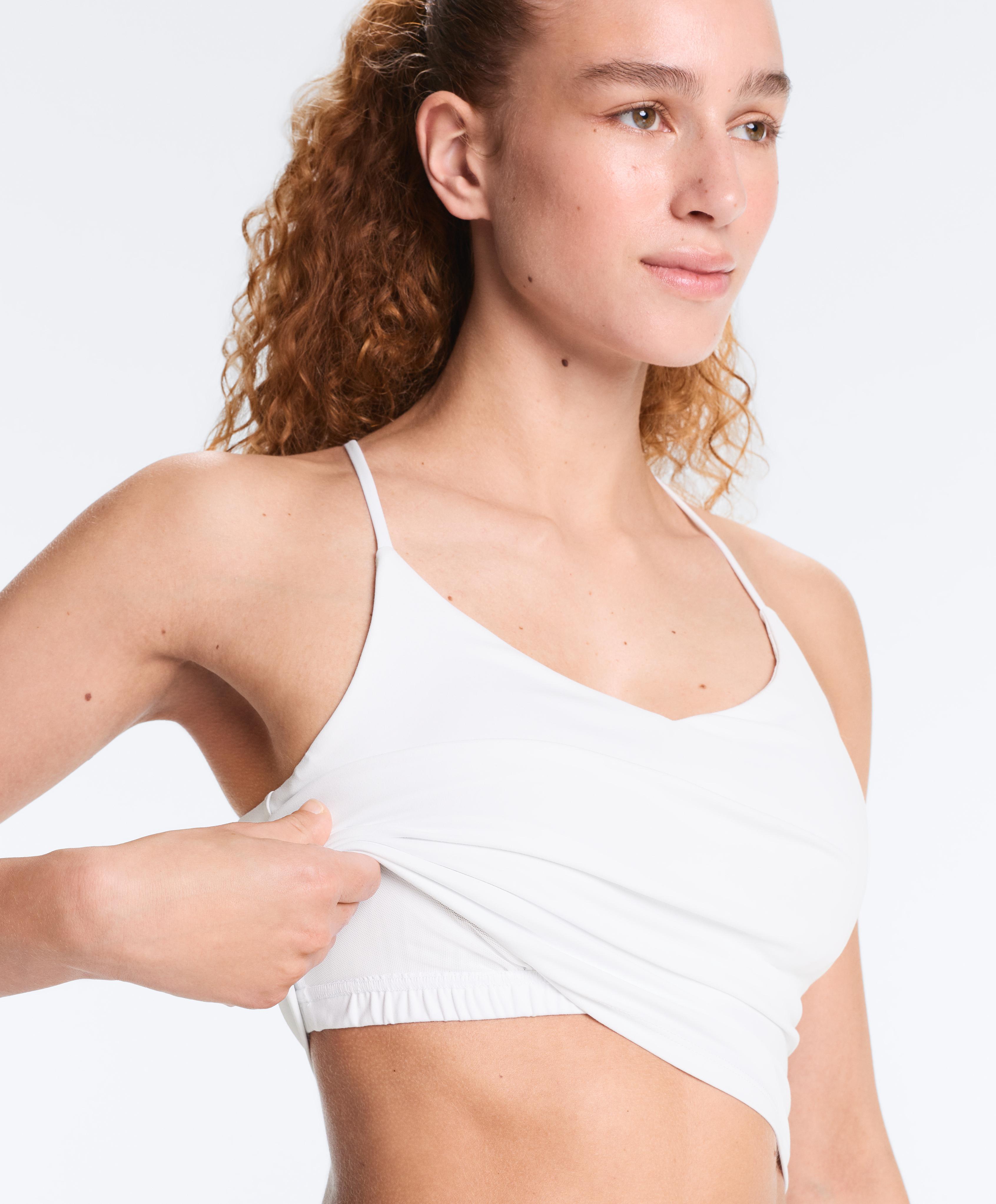 Comfortlux tank top with adjustable straps — WHITE