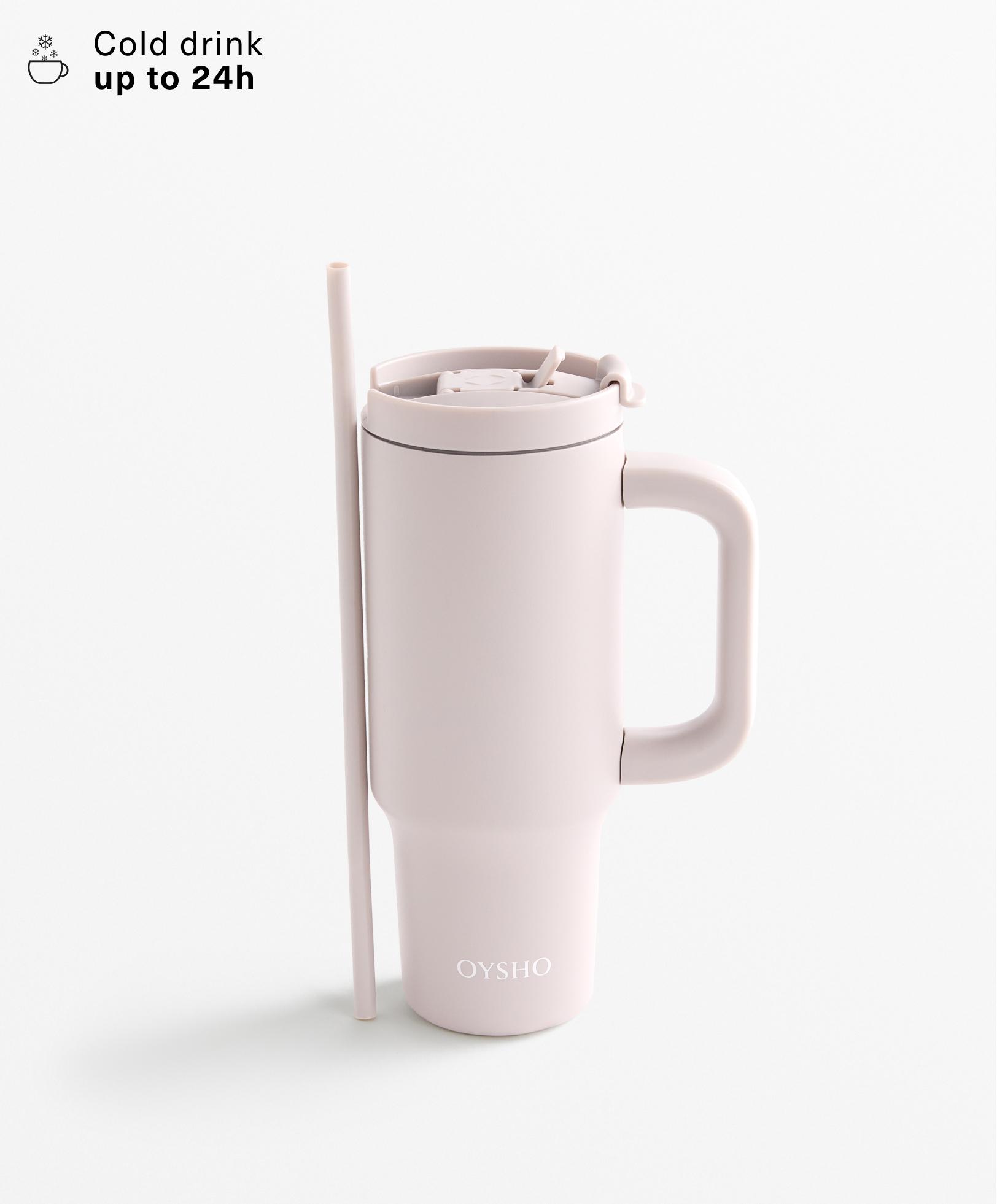 Tumbler bottle with handle