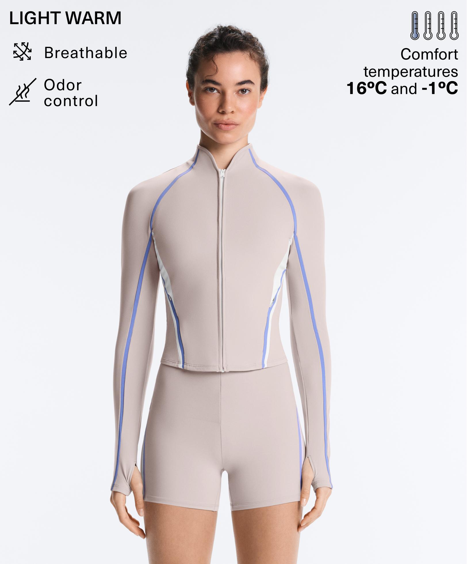 Light warm contrast technical jacket Light warm contrast technical jacket