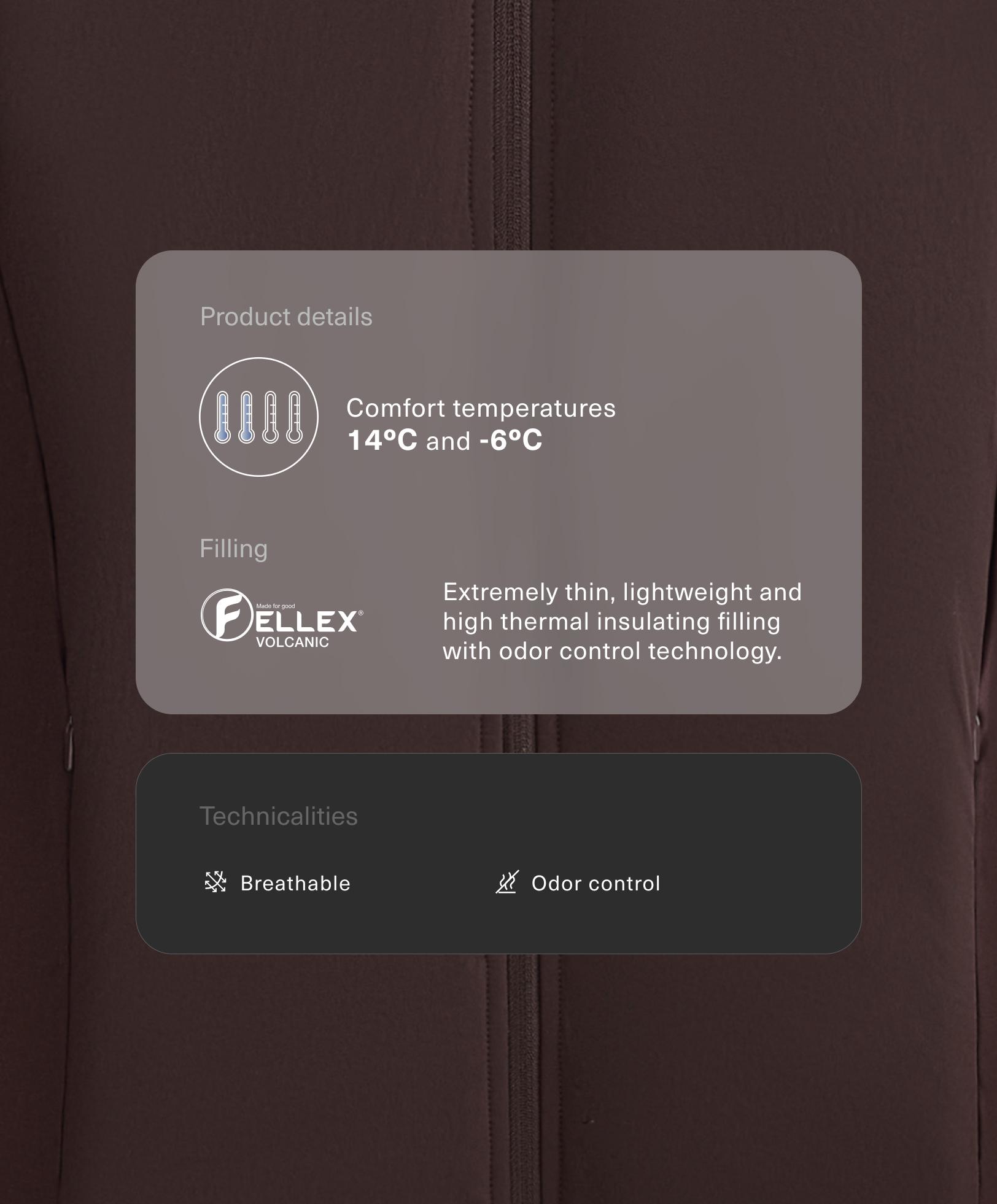 FELLEX® Volcanic technical padded jacket FELLEX® Volcanic technical padded jacket