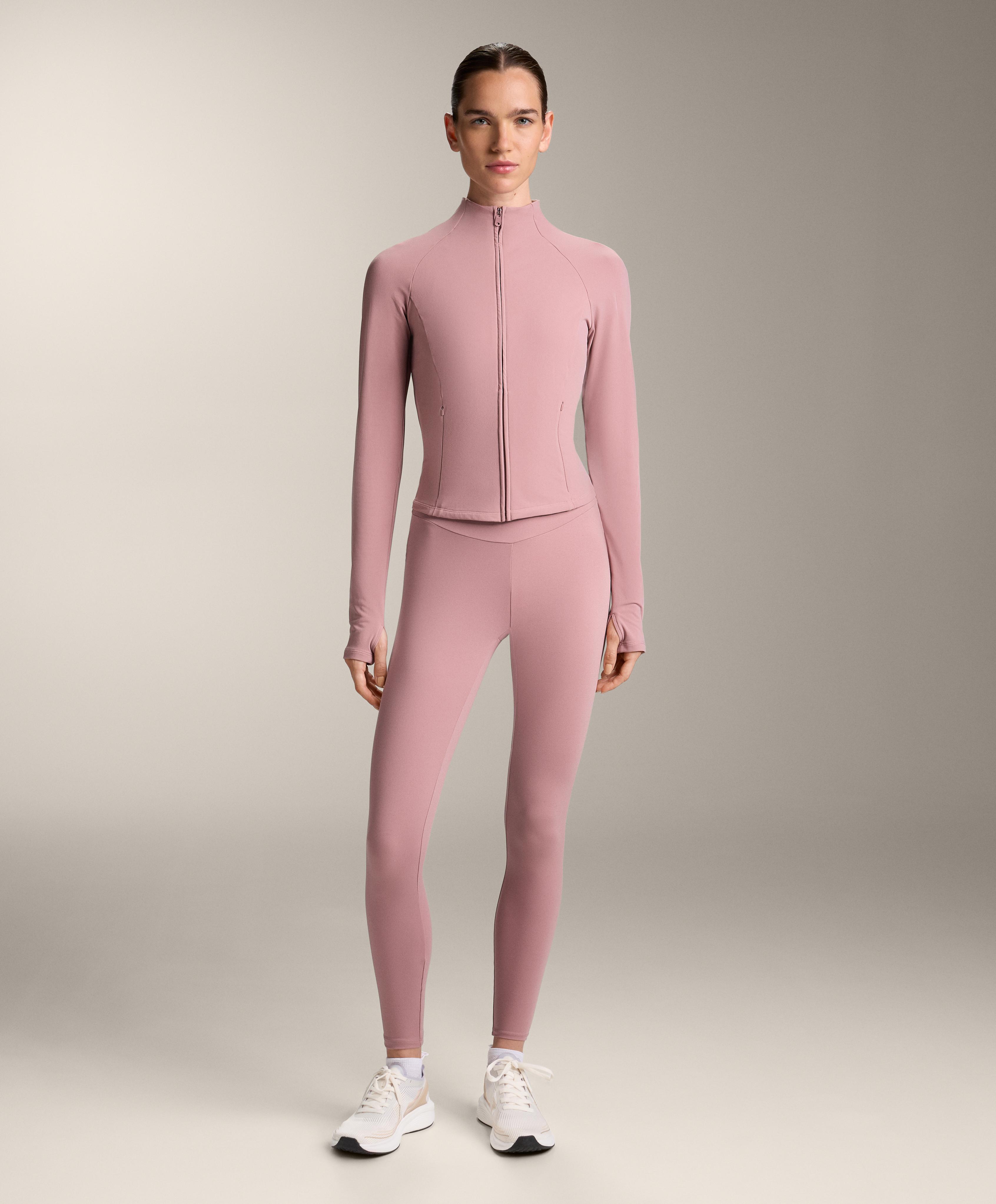 Total look koşu açık sıcak pembe delavado comfortlux ile