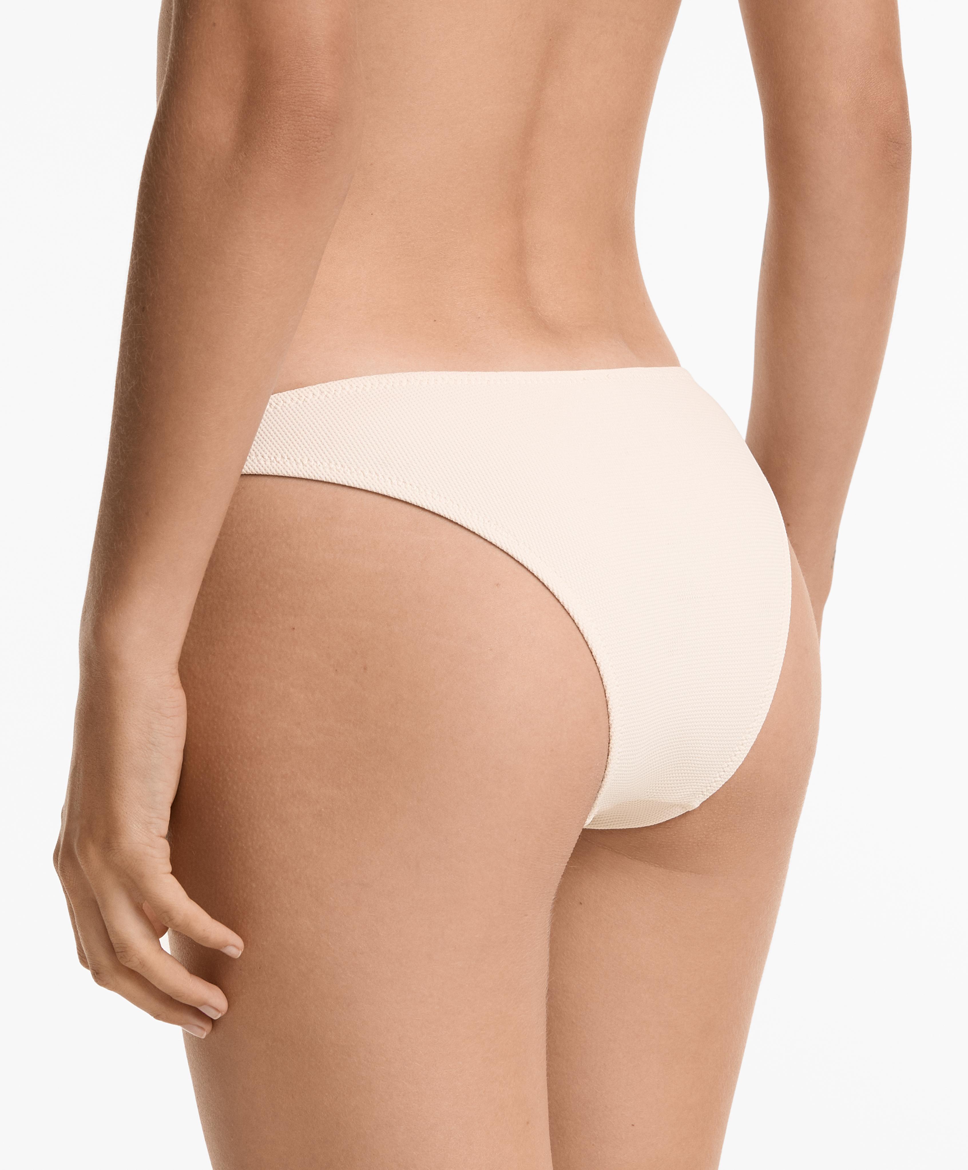 Bikiny nohavičky stredné piqué strih U - Zľava Bikiny nohavičky stredné piqué strih U - Zľava