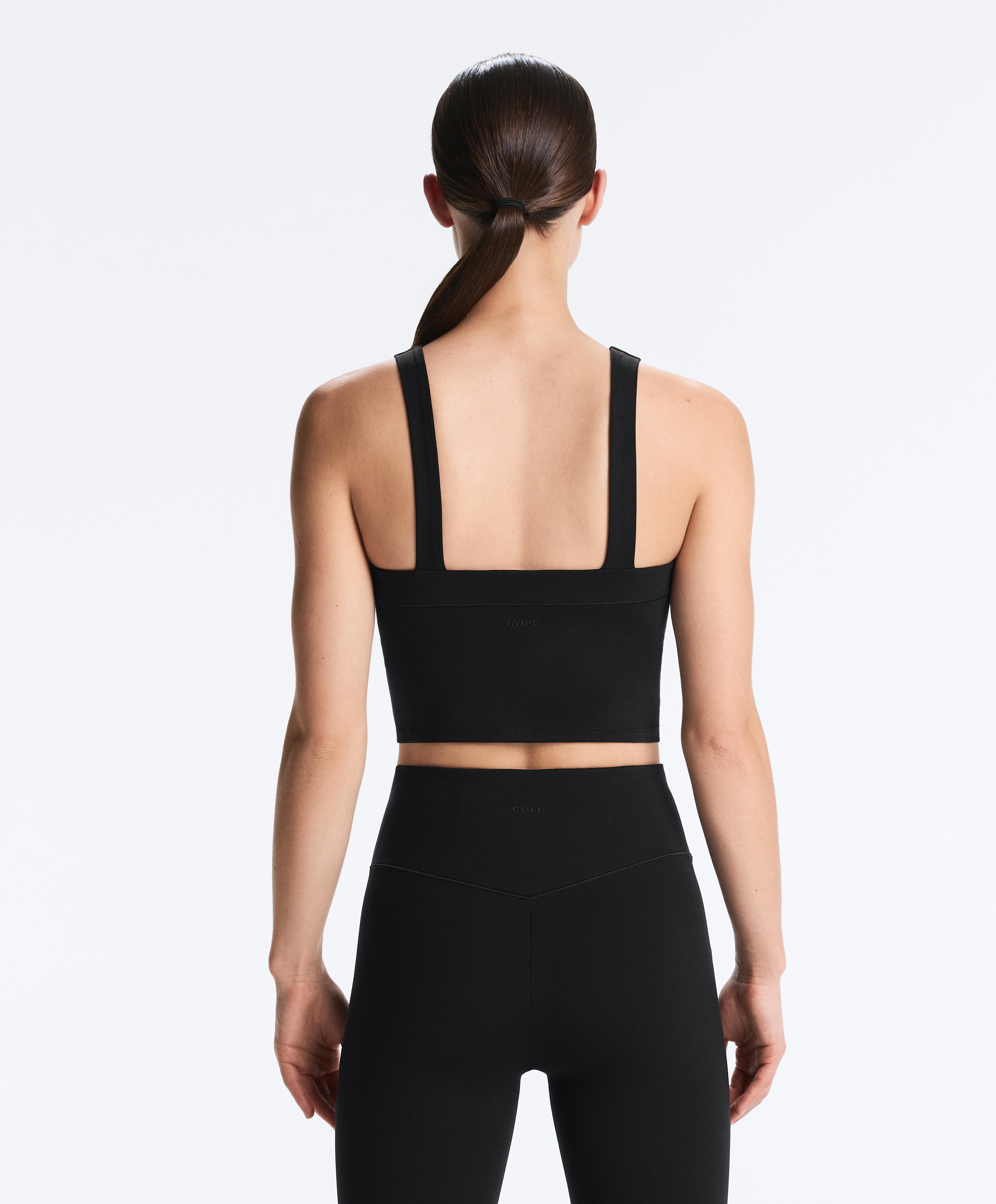 Evermove tank top with straps — BLACK