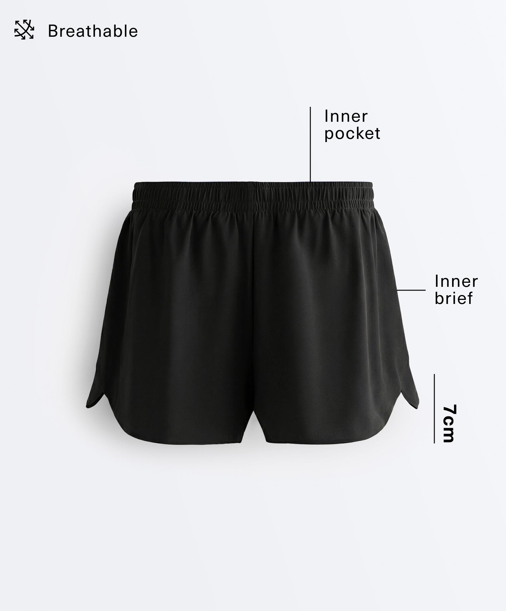 Technical shorts — BLACK