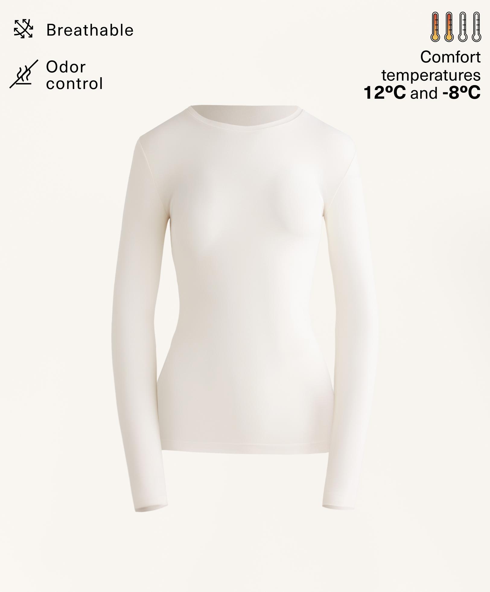 Seamless thermal base layer T-shirt