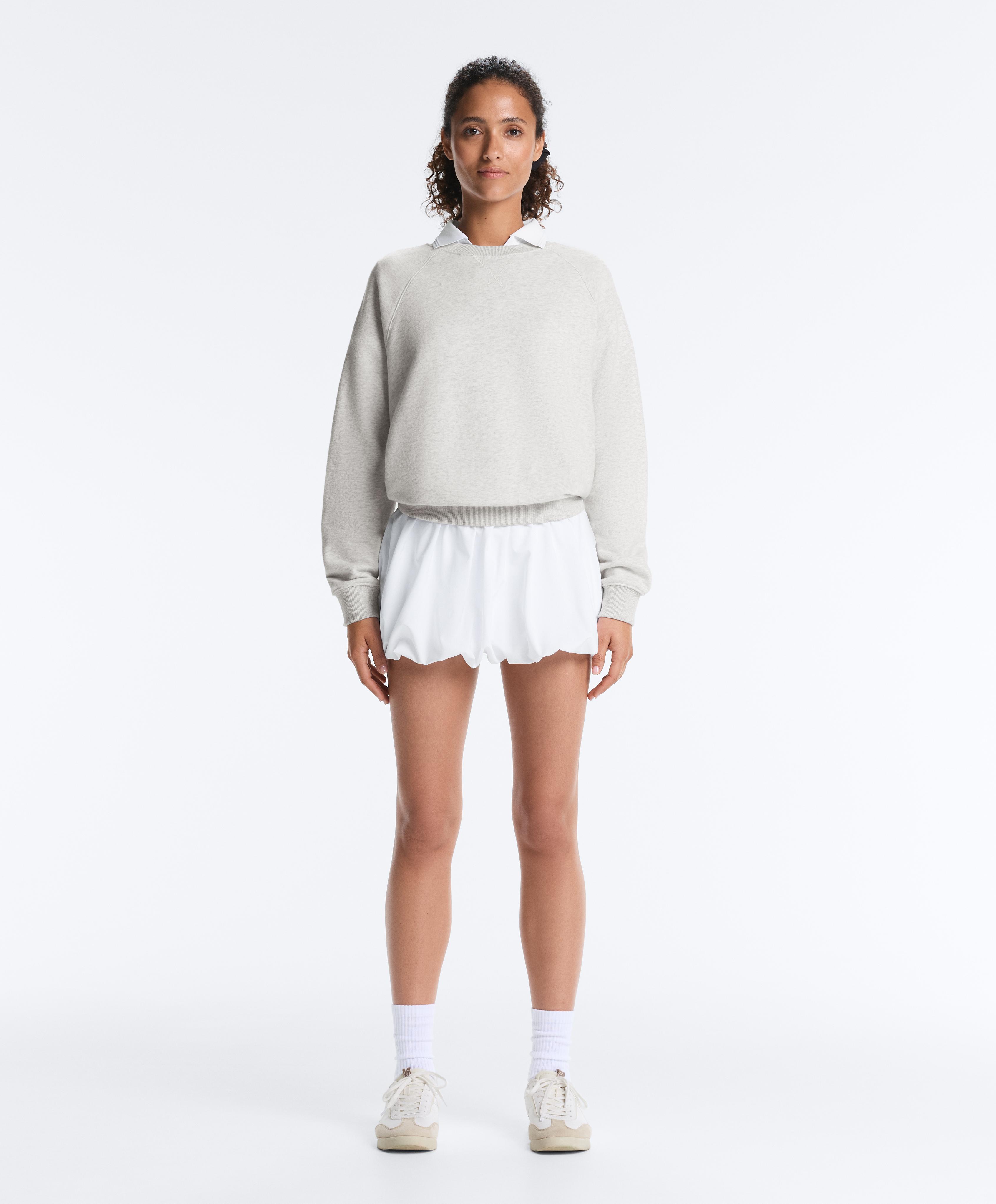Compressive bubble skirt — WHITE 