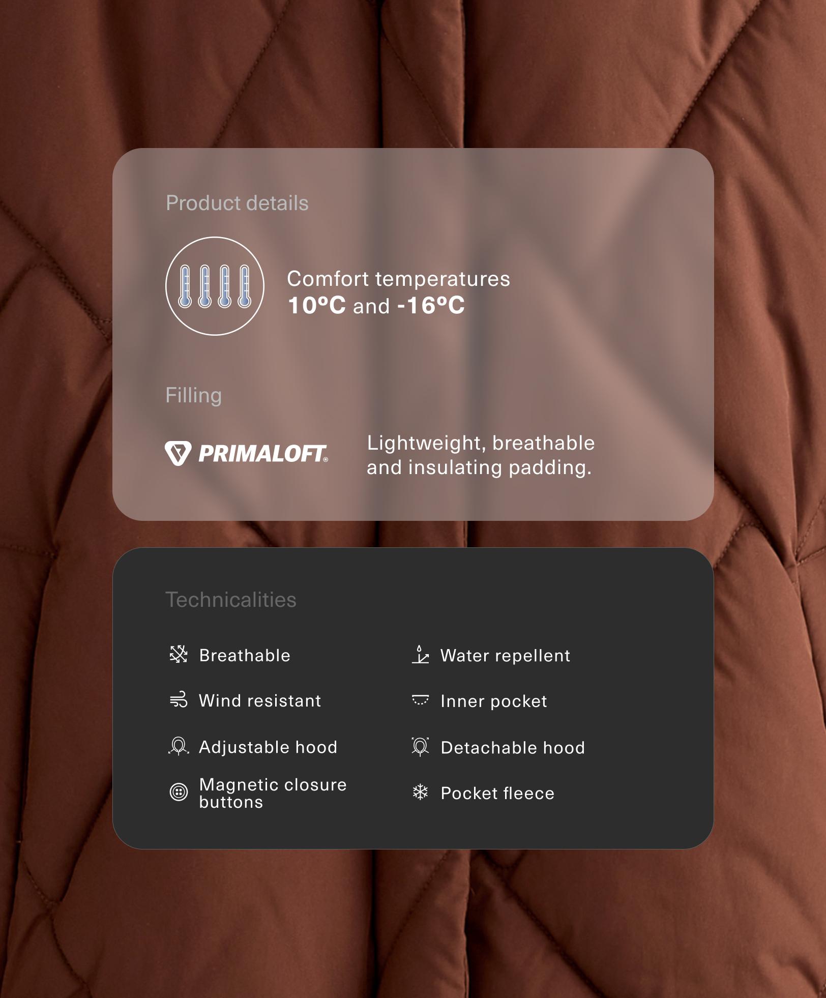 Water-repellent Primaloft® padded jacket - Sale Water-repellent Primaloft® padded jacket - Sale