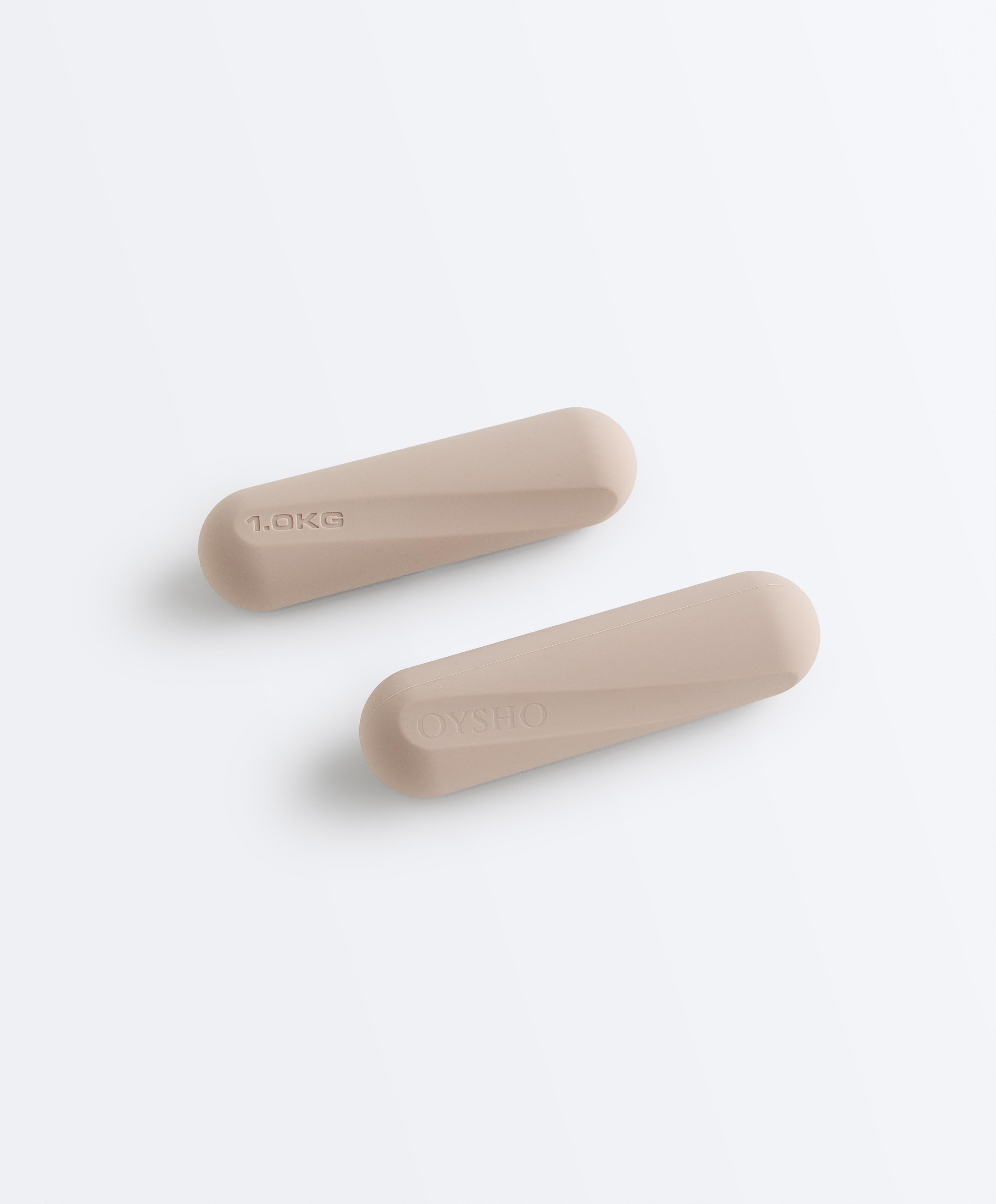 2 x 1kg bar weights 2 x 1kg bar weights