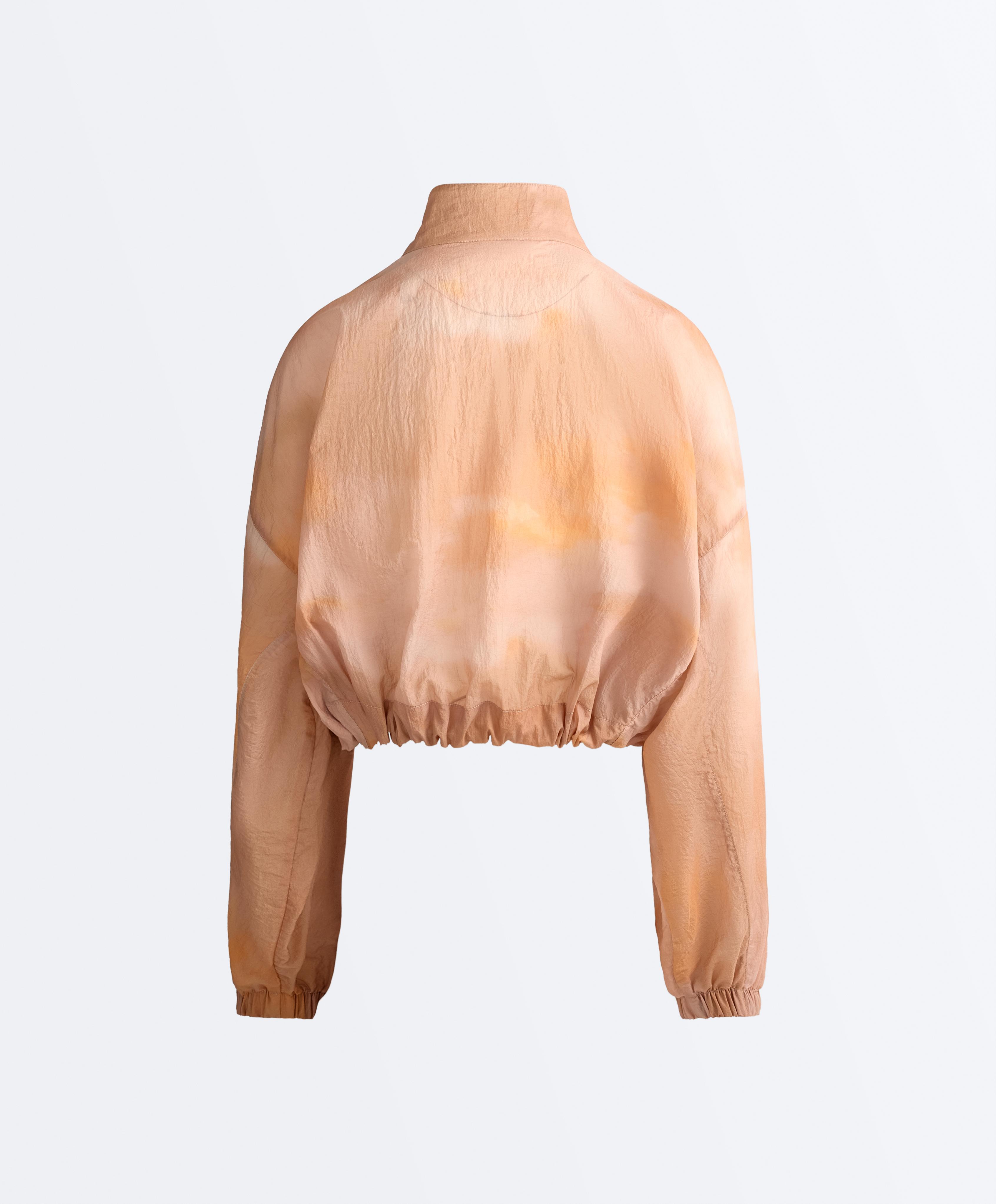 Tie-dye print track jacket — NUDE