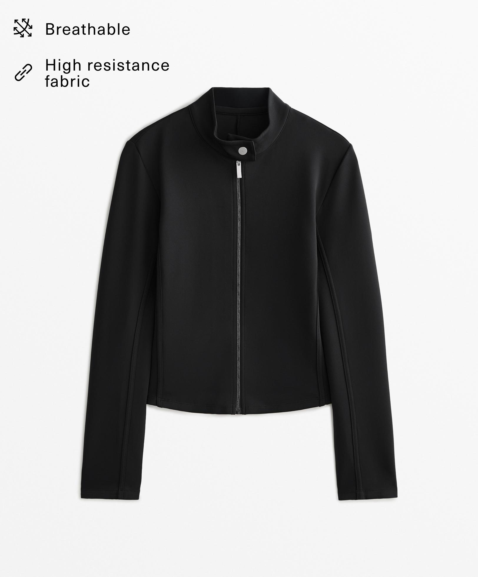 Neoprene-effect jacket - Sale