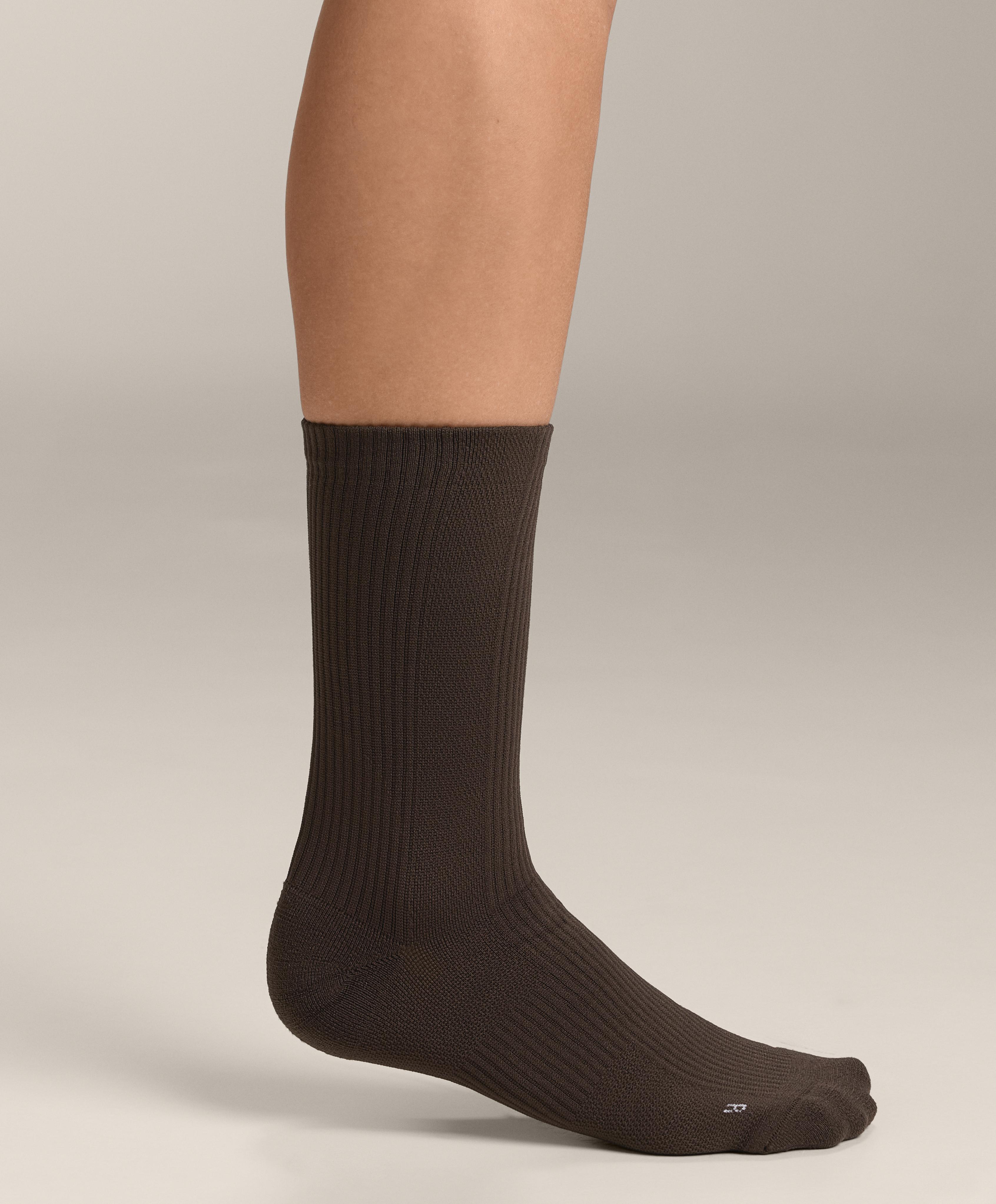 3 pairs of Classic polyamide blend sports socks — BROWN