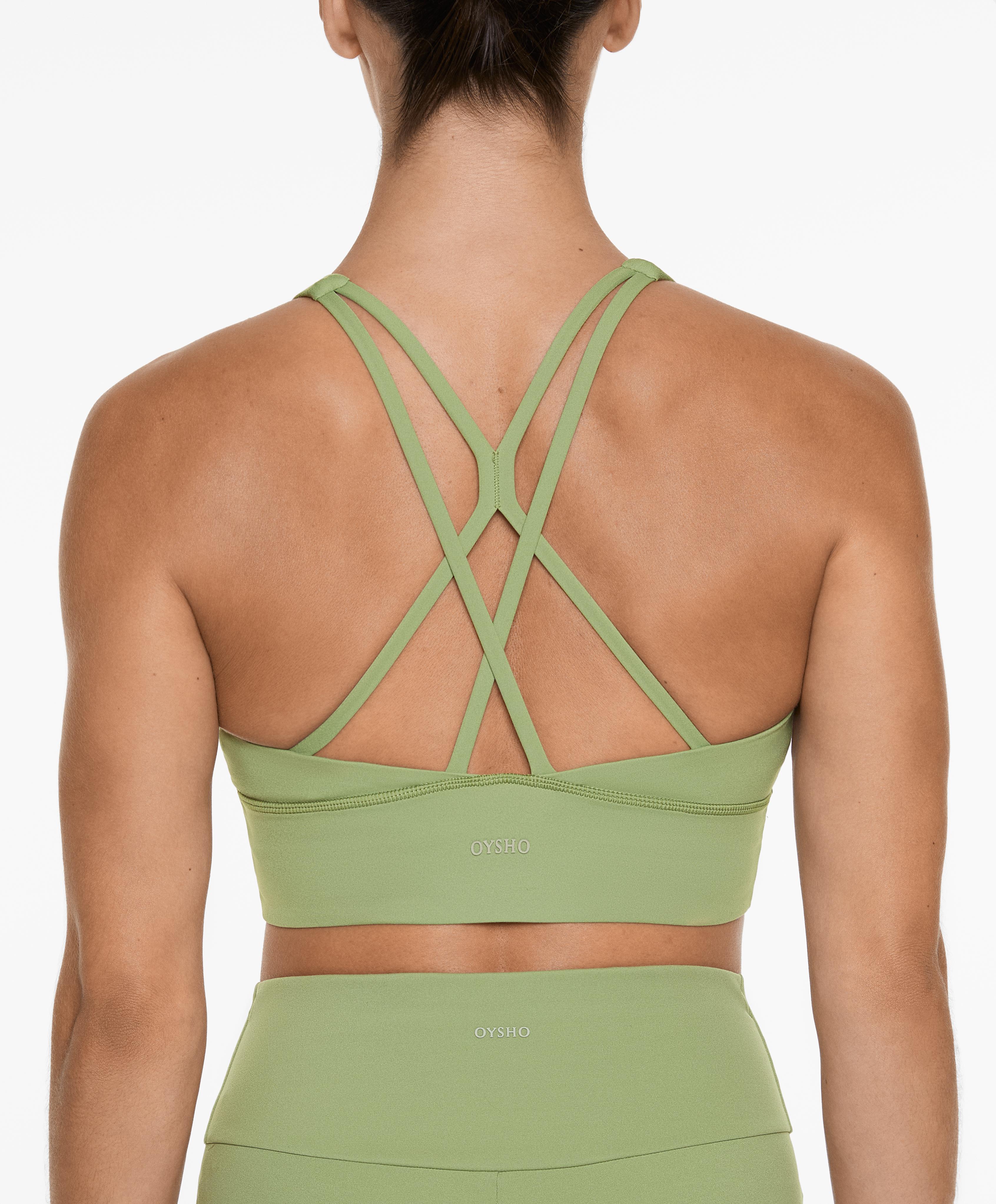 Medium-support Comfortlux sports bra with cups - Sale