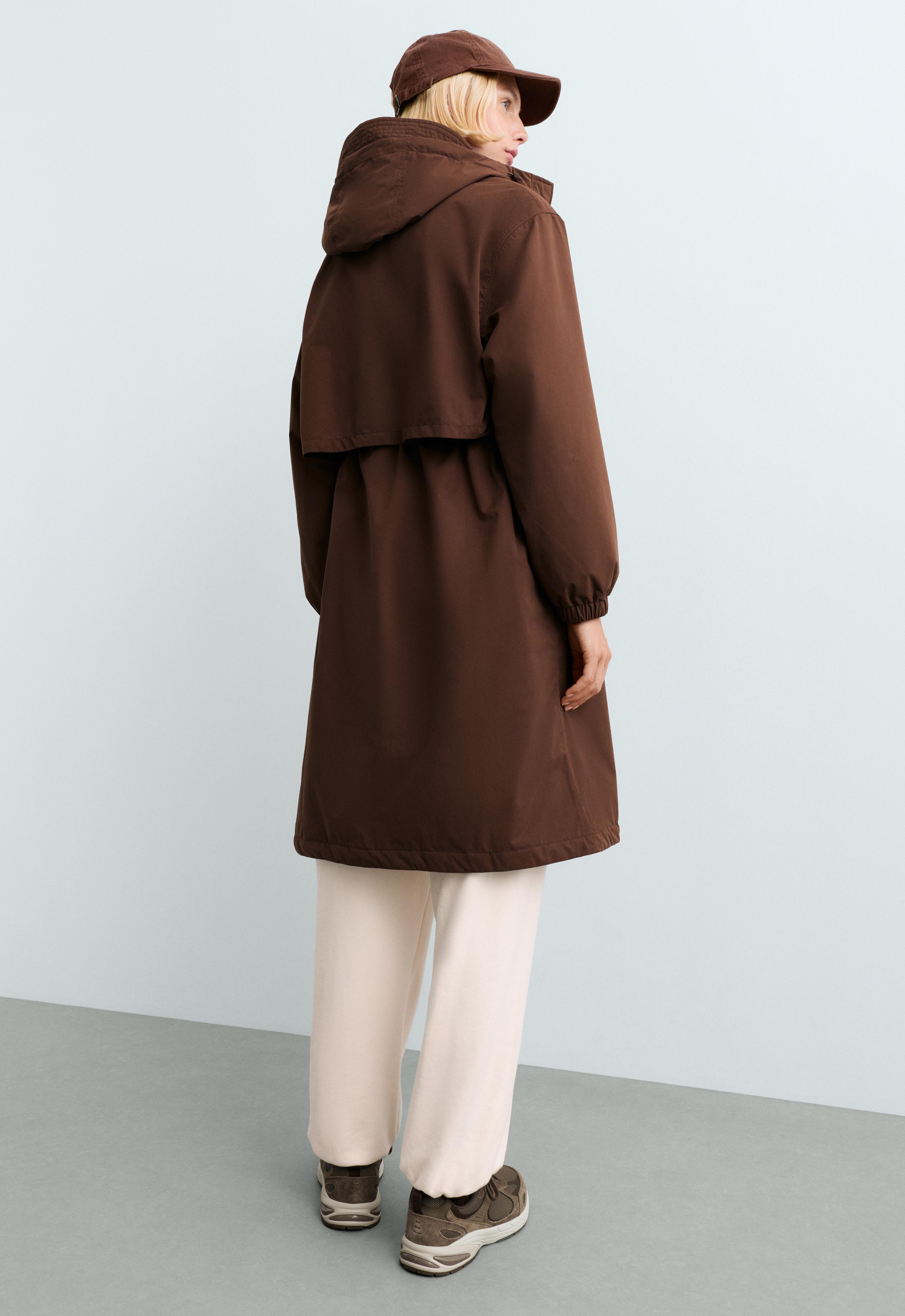 FELLEX® AEROGEL 10K waterproof long padded jacket — BROWN