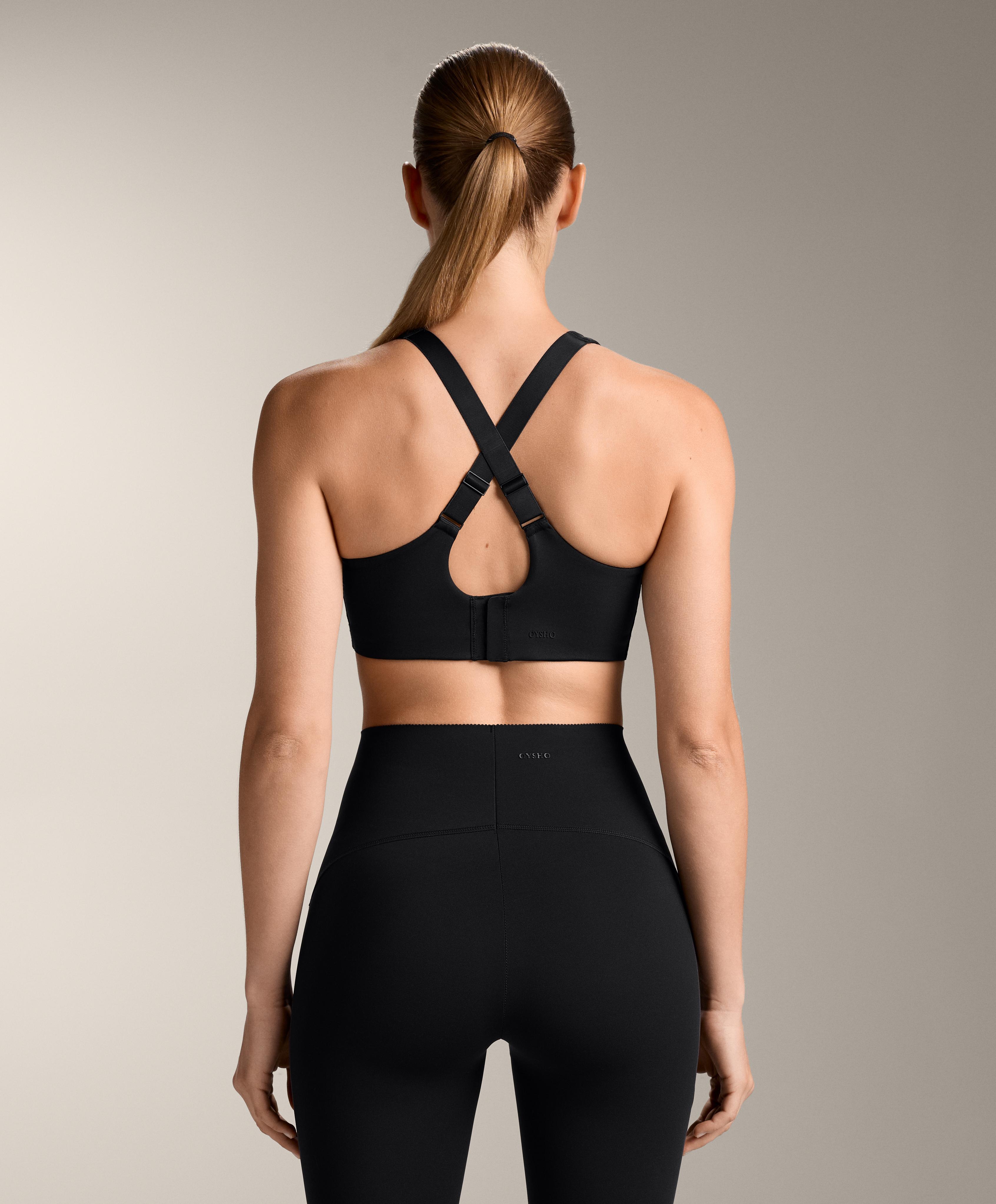 Reggiseno sportivo Compressive schiena scoperta sostegno elevato Reggiseno sportivo Compressive schiena scoperta sostegno elevato