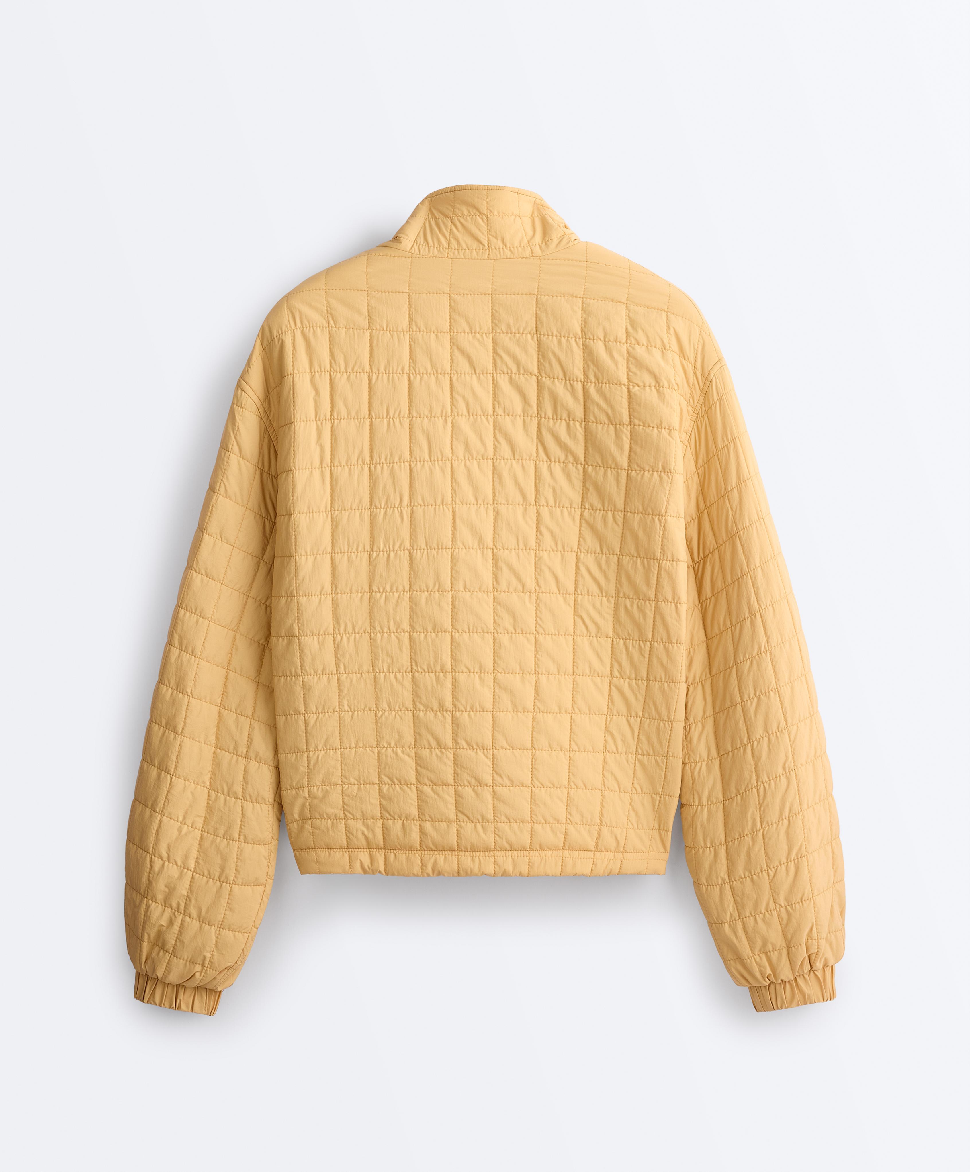 Short FELLEX® AEROGEL padded jacket — OCHRE