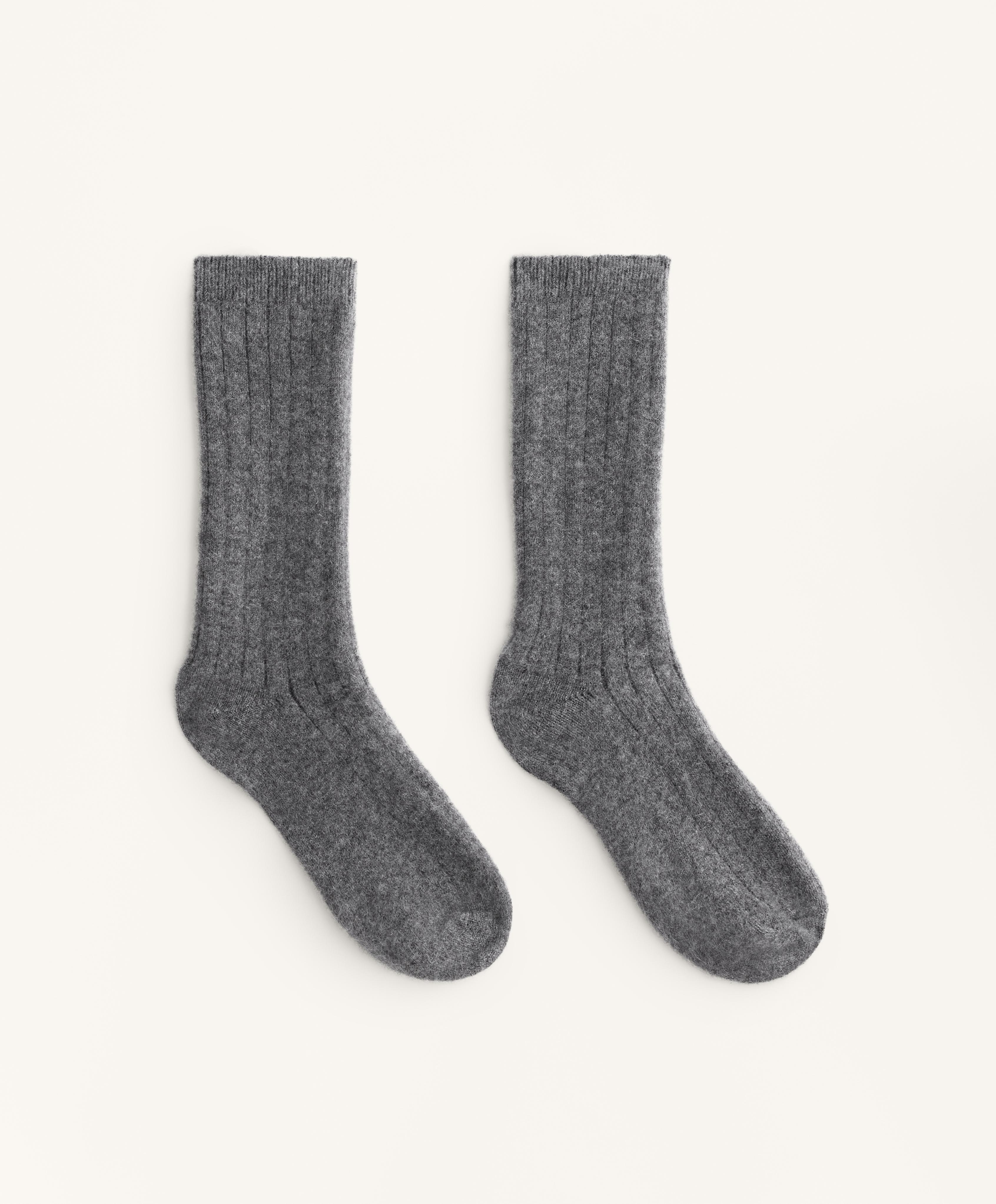 Meias classic em mistura de cashmere