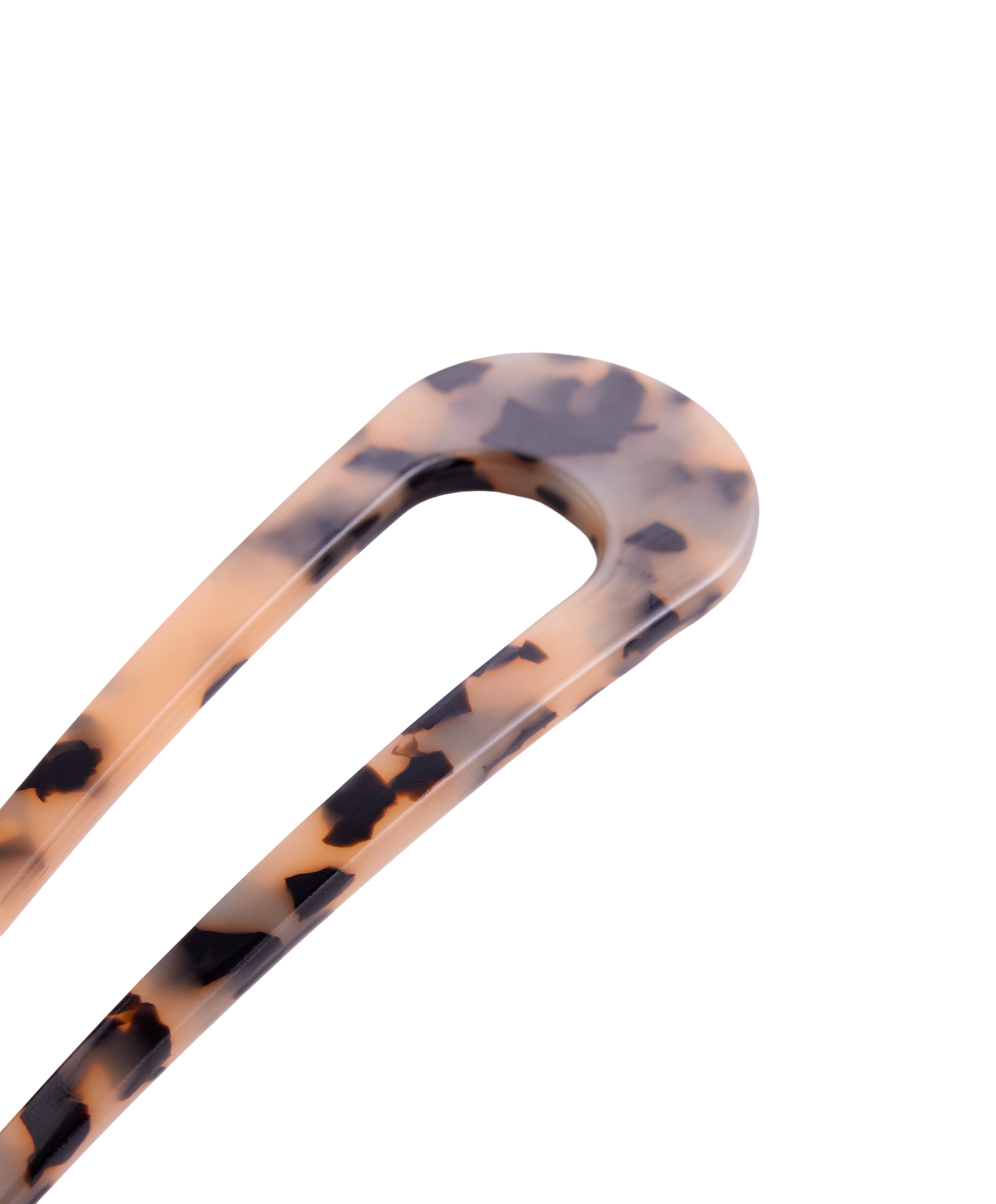 12cm hair slide — BLACK