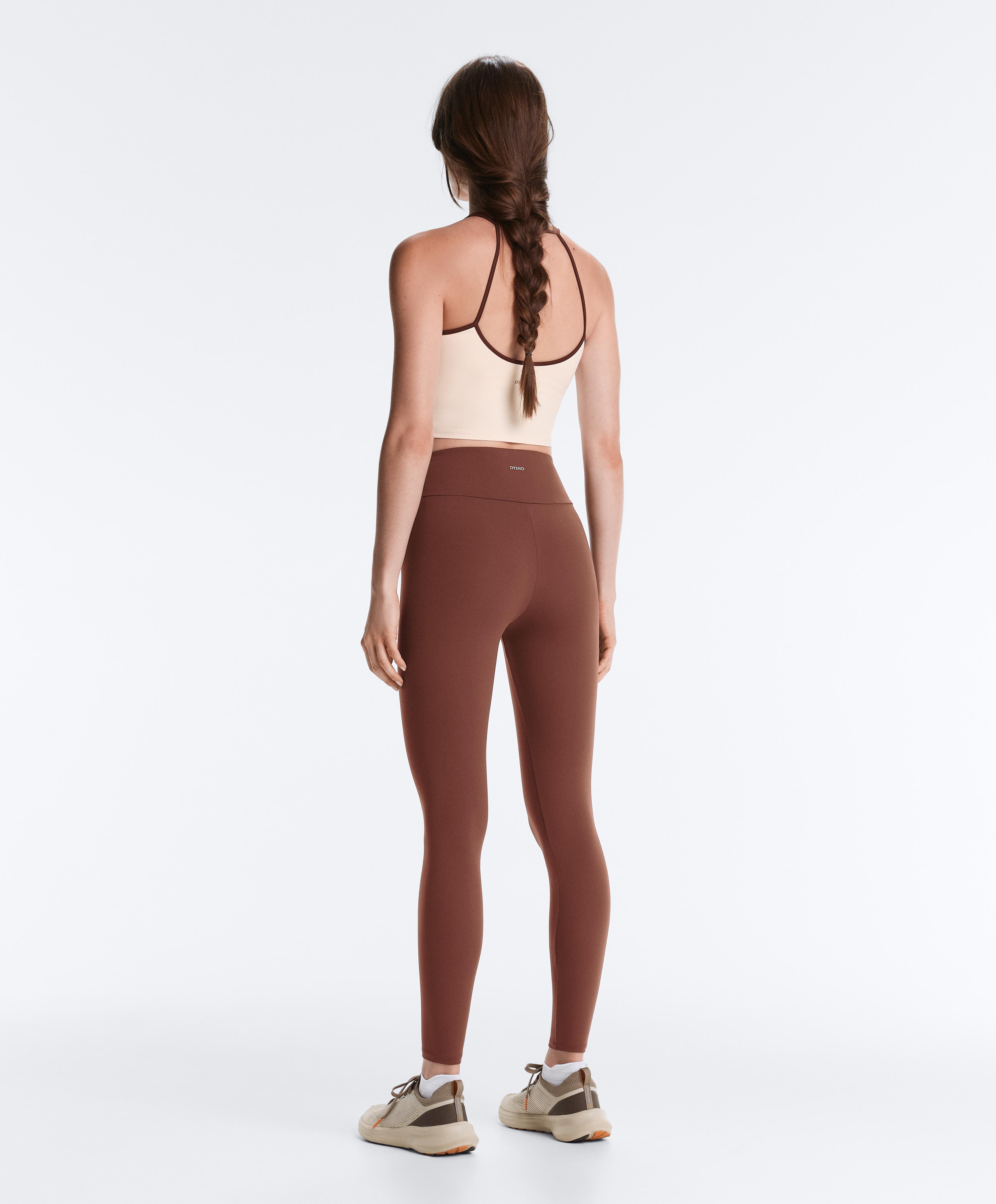Comfortlux contrast strap tank top — PALE ECRU