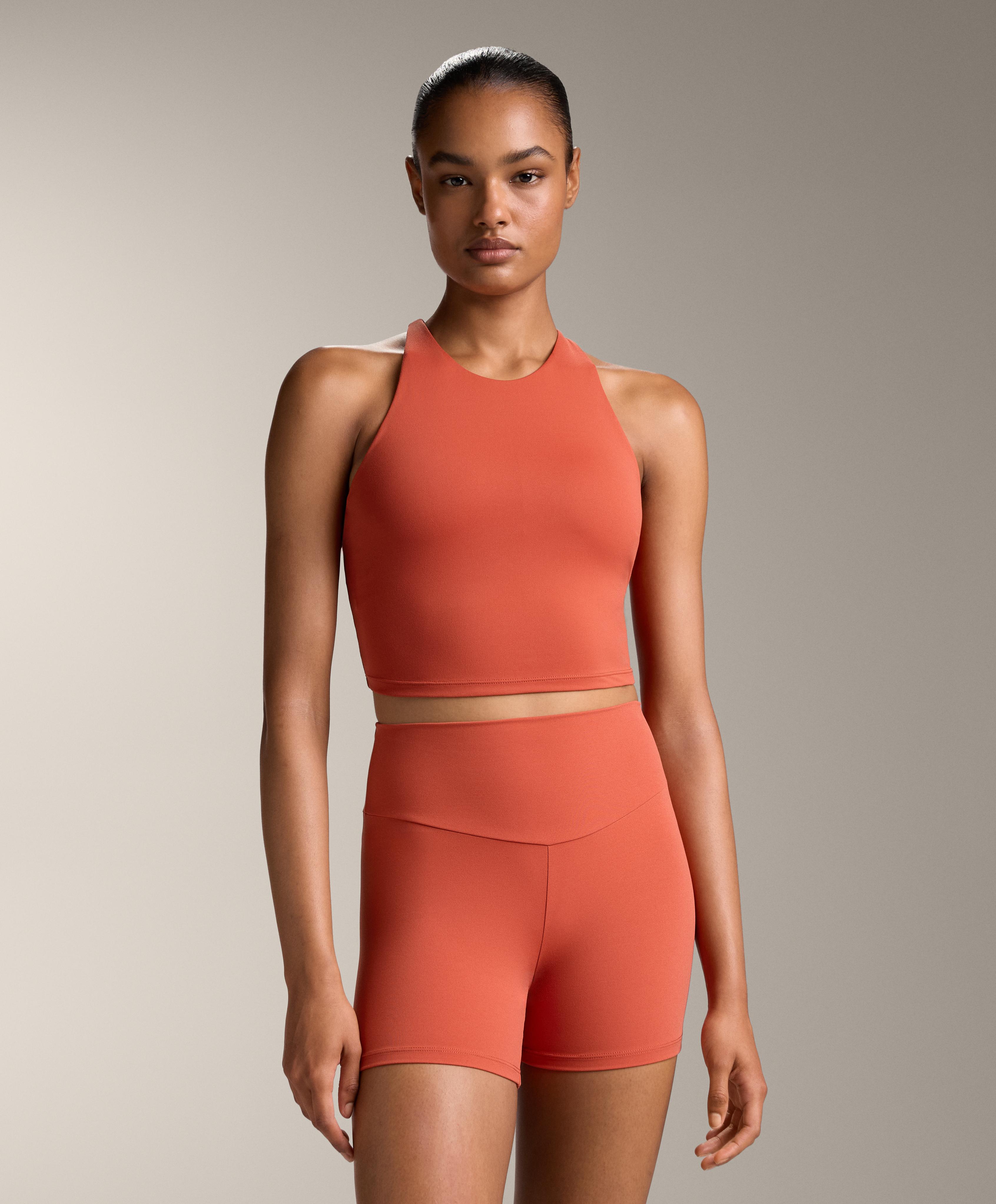 Comfortlux strap tank top with cups