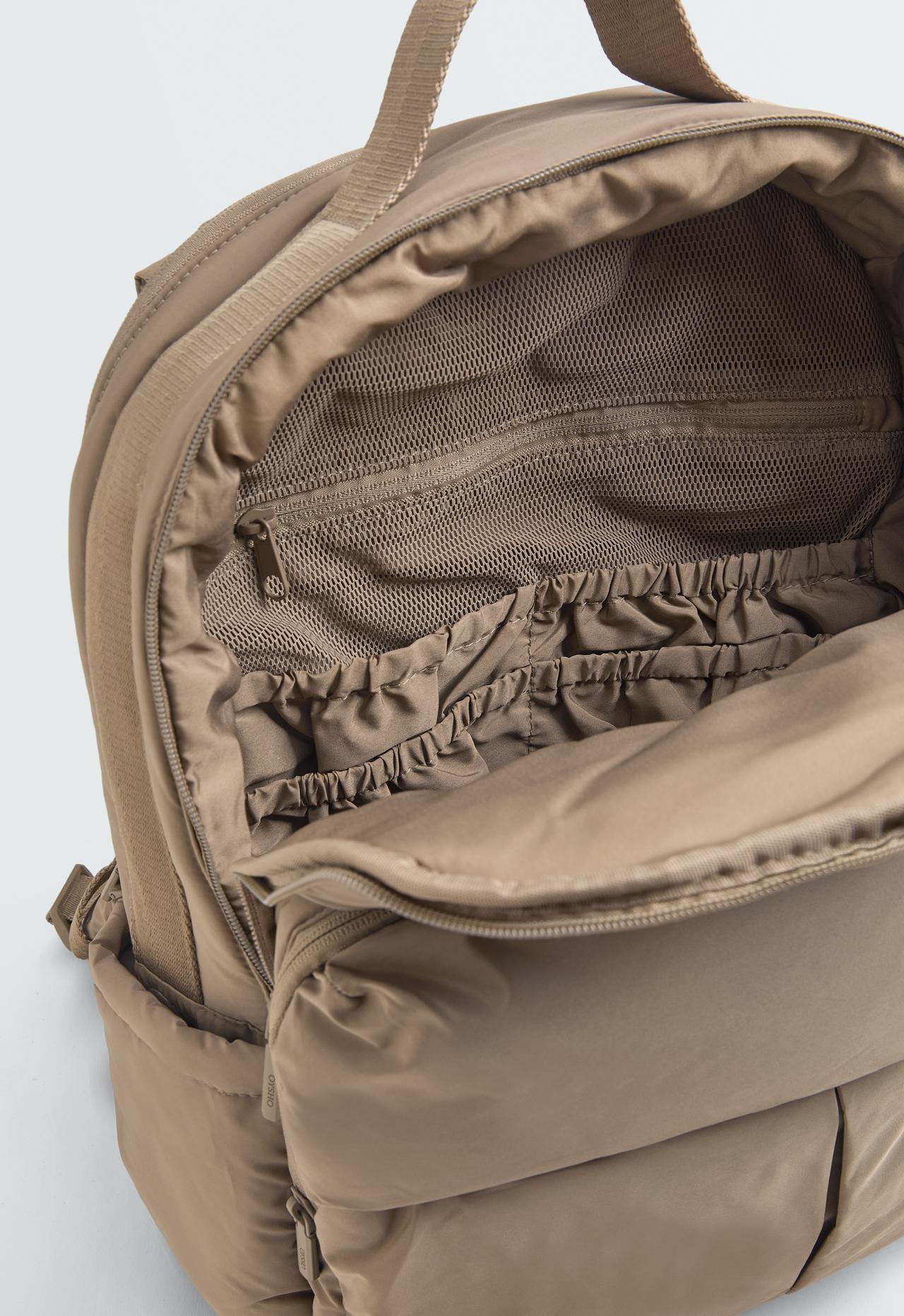 Maxi maternity backpack — TOASTED BROWN