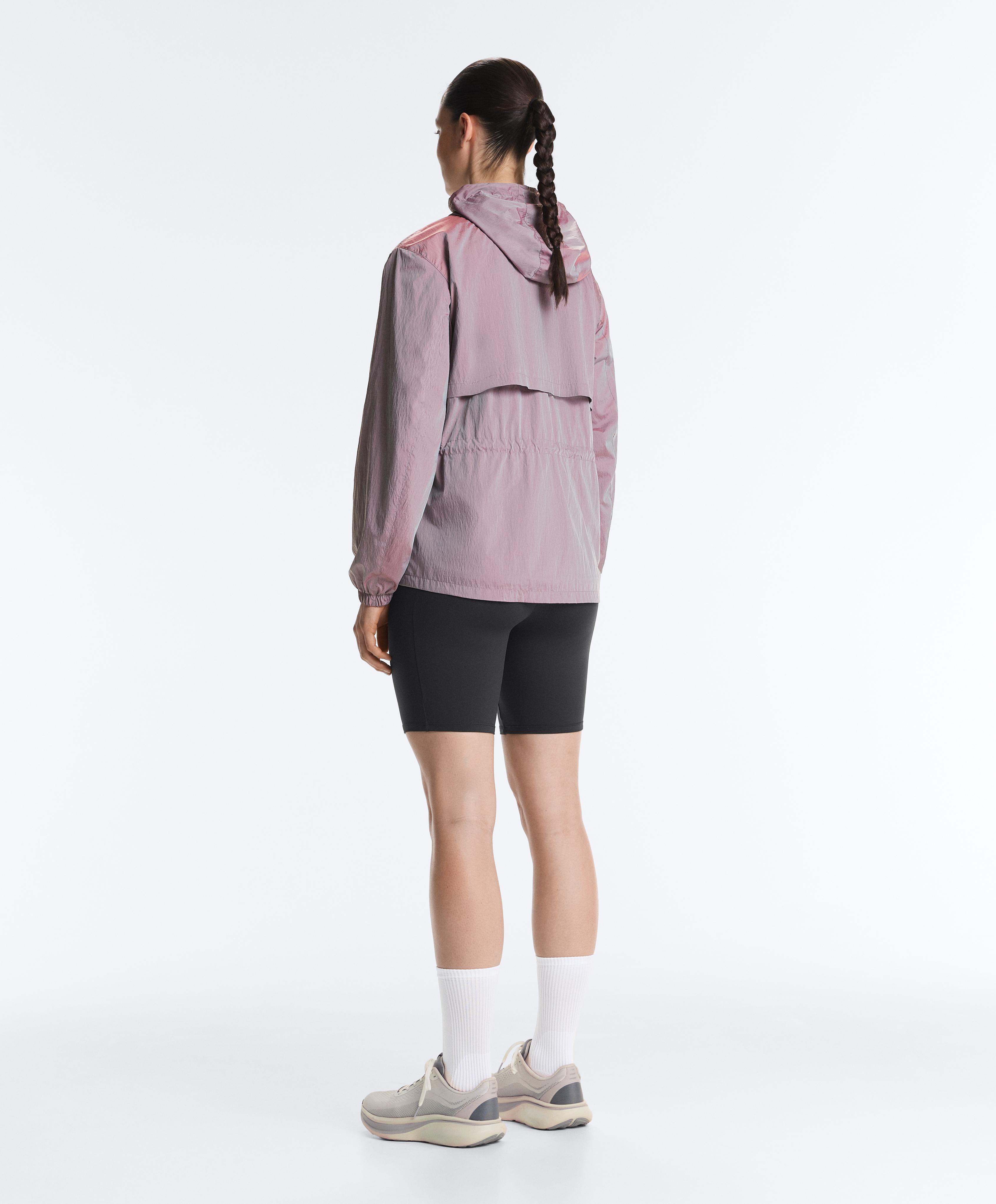 Iridescent Track jacket — WASHED PURPLE