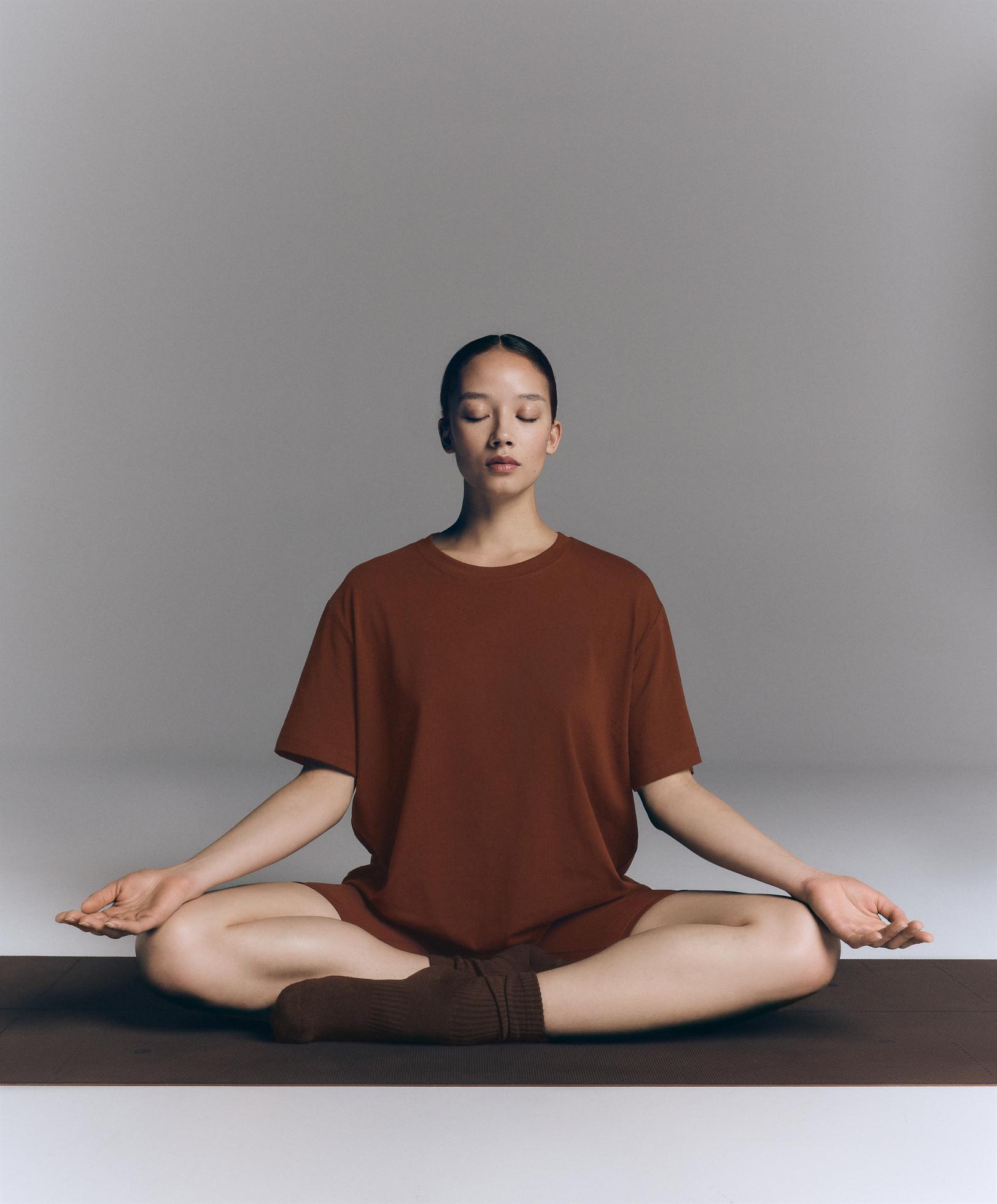 Oversize cotton-blend short-sleeved T-shirt Oversize cotton-blend short-sleeved T-shirt