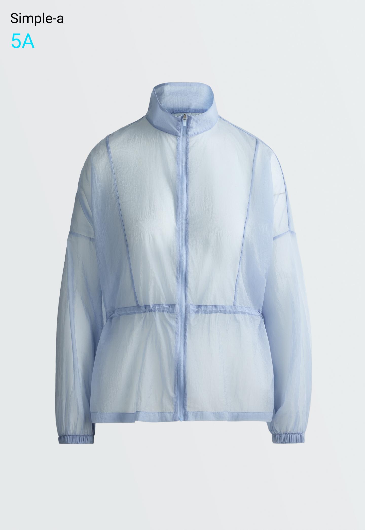 Lightweight track jacket — MID GREY-BLUE