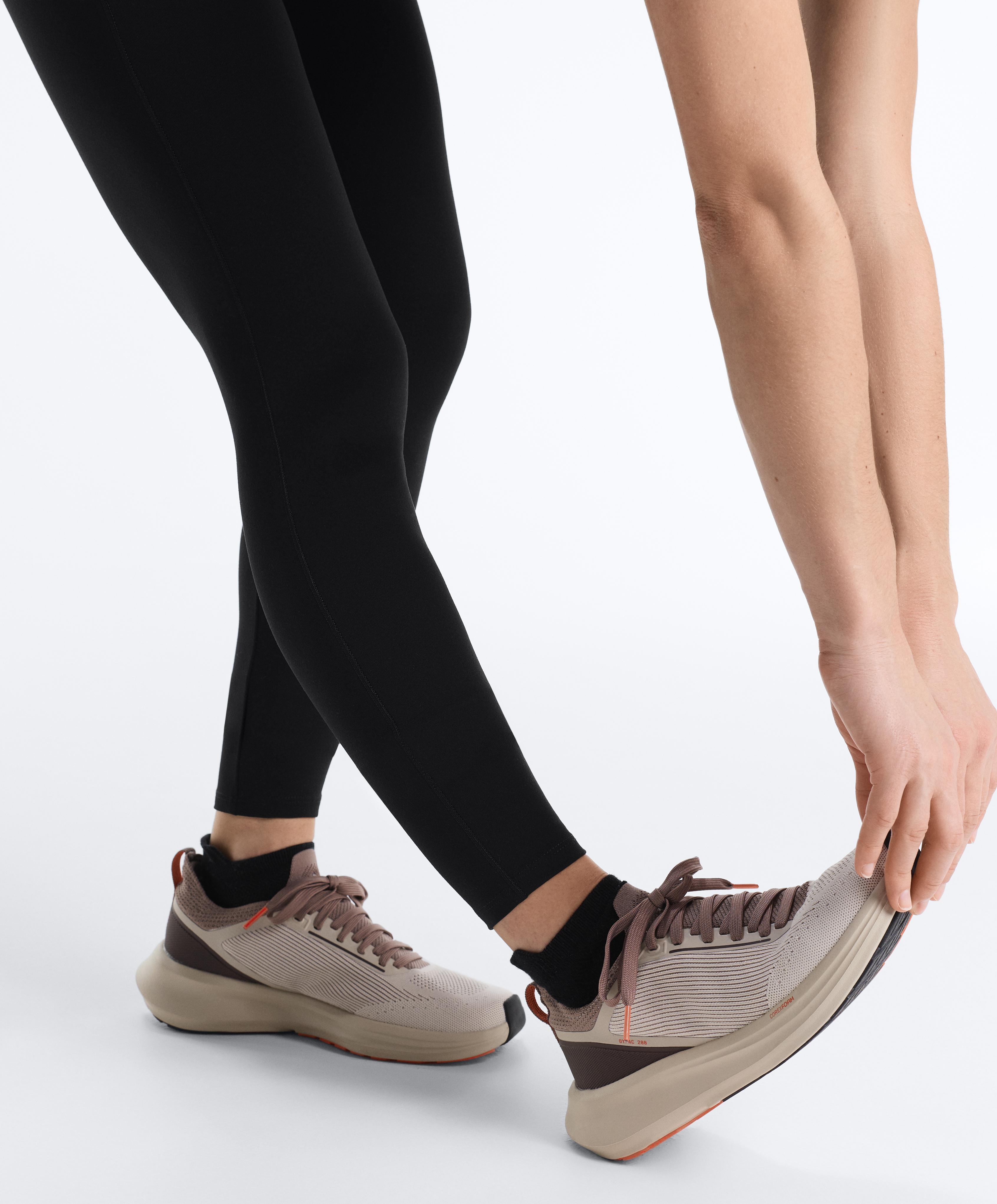 Evermove high-rise ankle-length leggings — BLACK