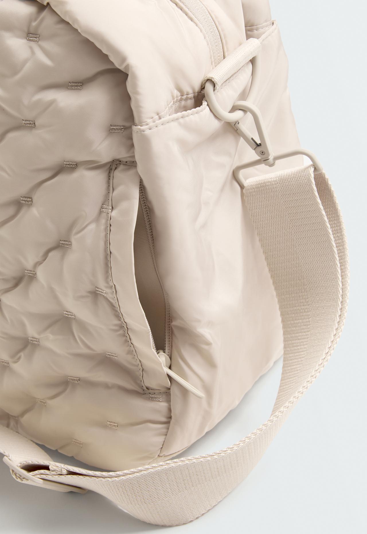 Padded technical sports bag — ECRU