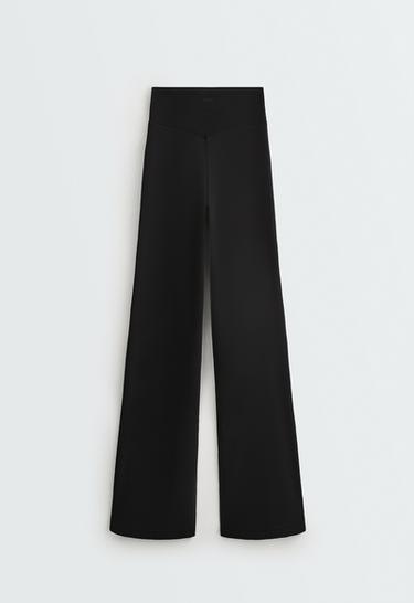 Super High Rise Bootcut Extra warm Seamless trousers — BLACK 5