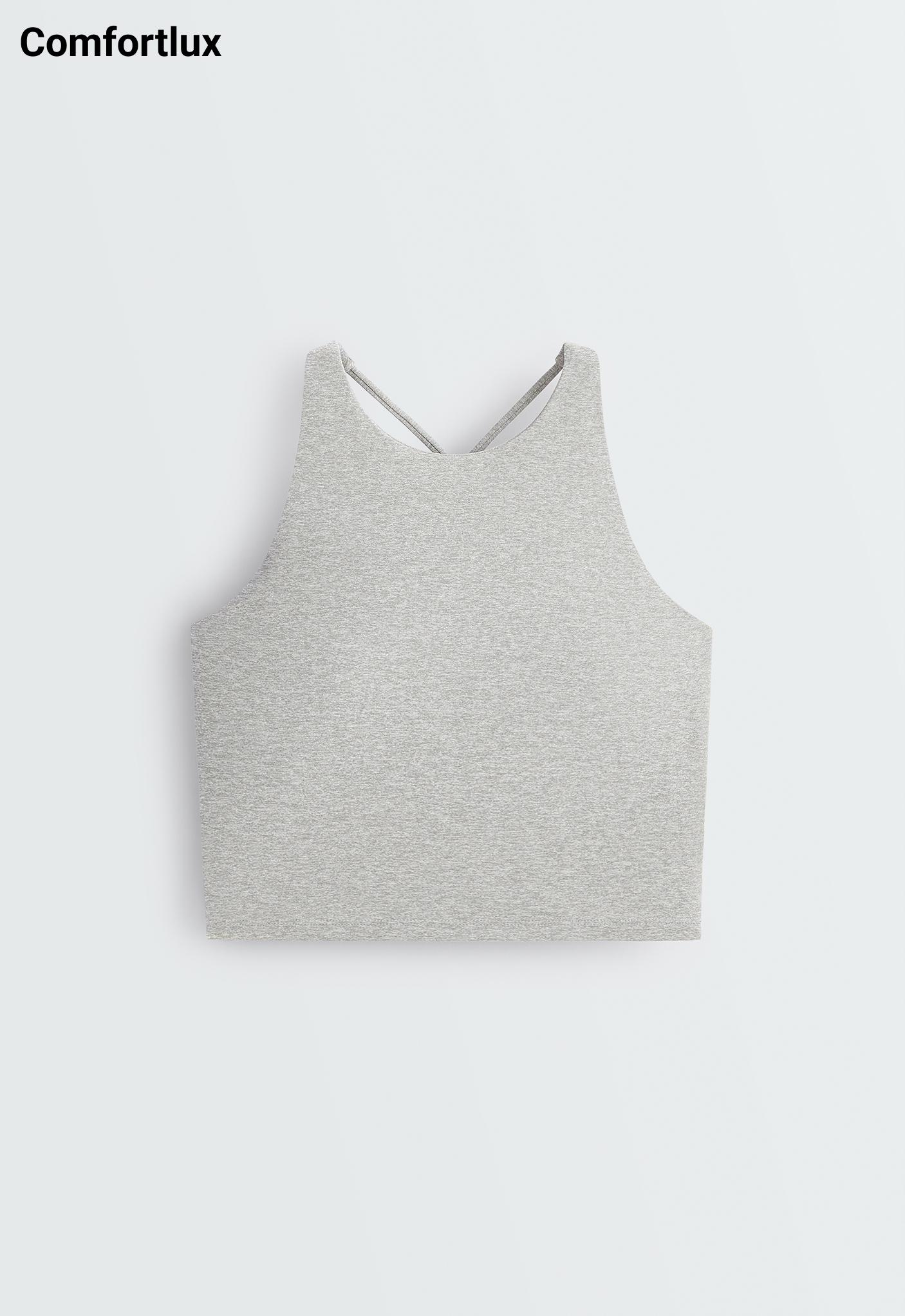 Vigoré etkili, cup'lı, bant detaylı Comfortlux tank top