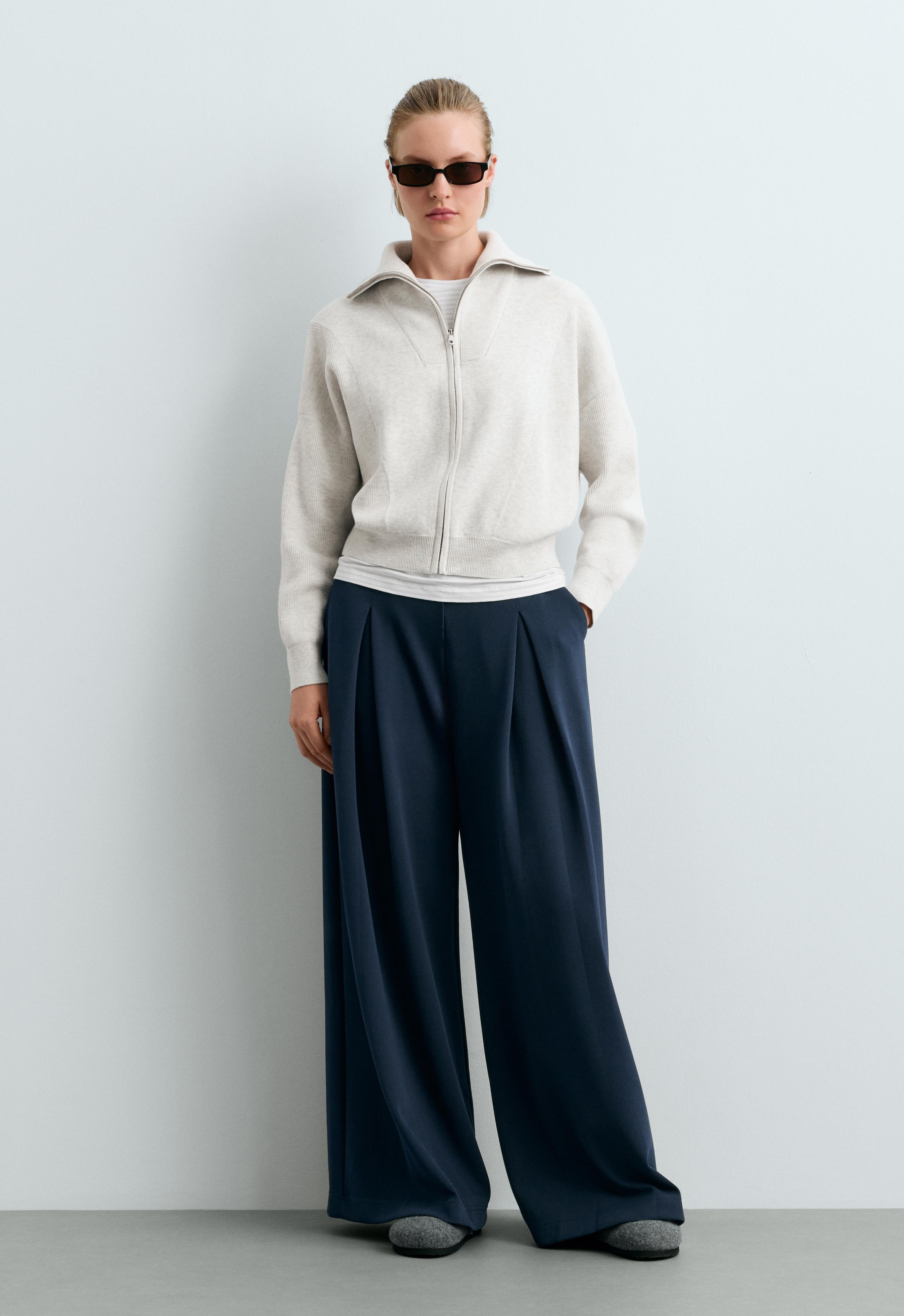 Ribbed knit jacket — ICE                  