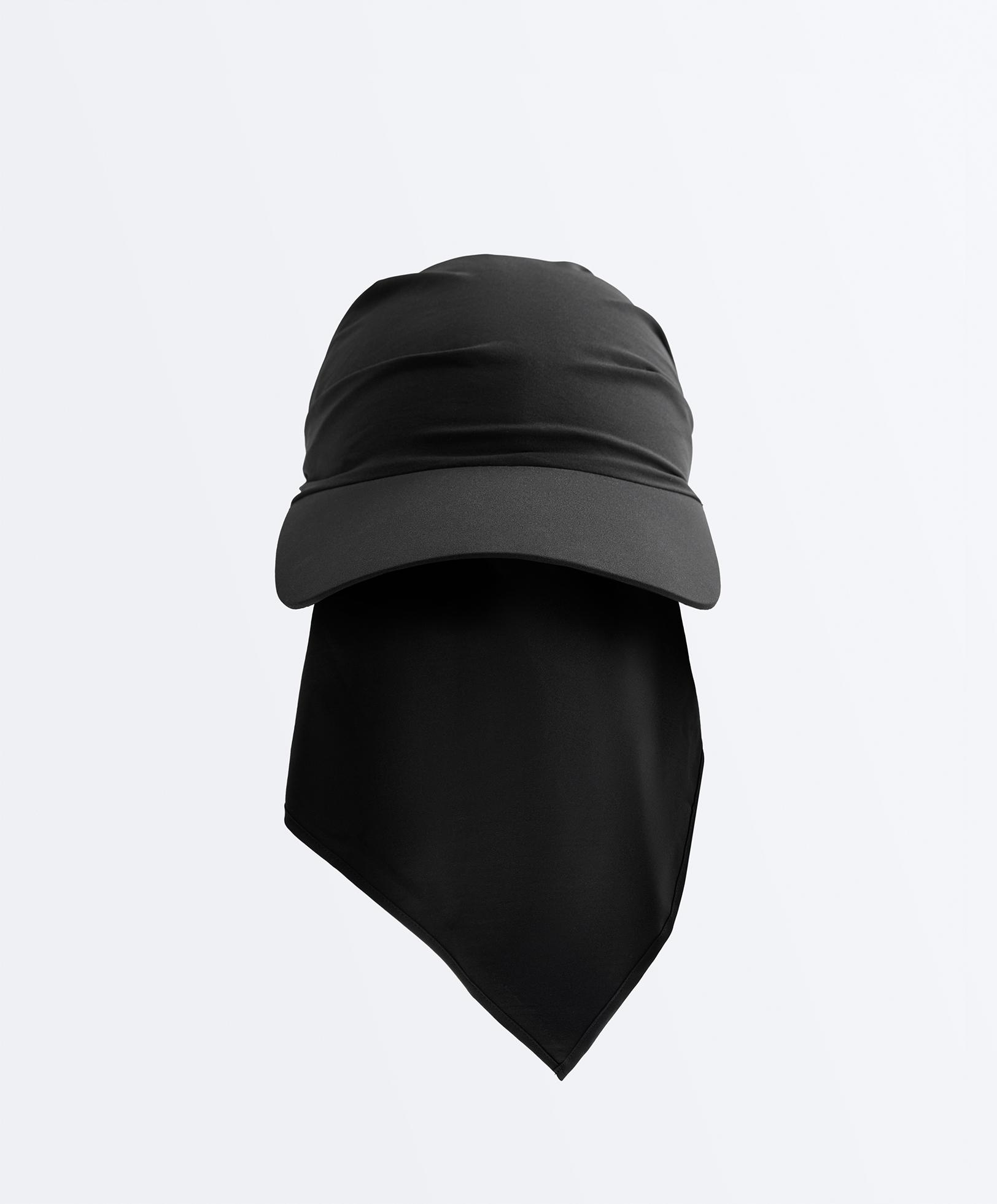 Lightweight knotted visor — BLACK