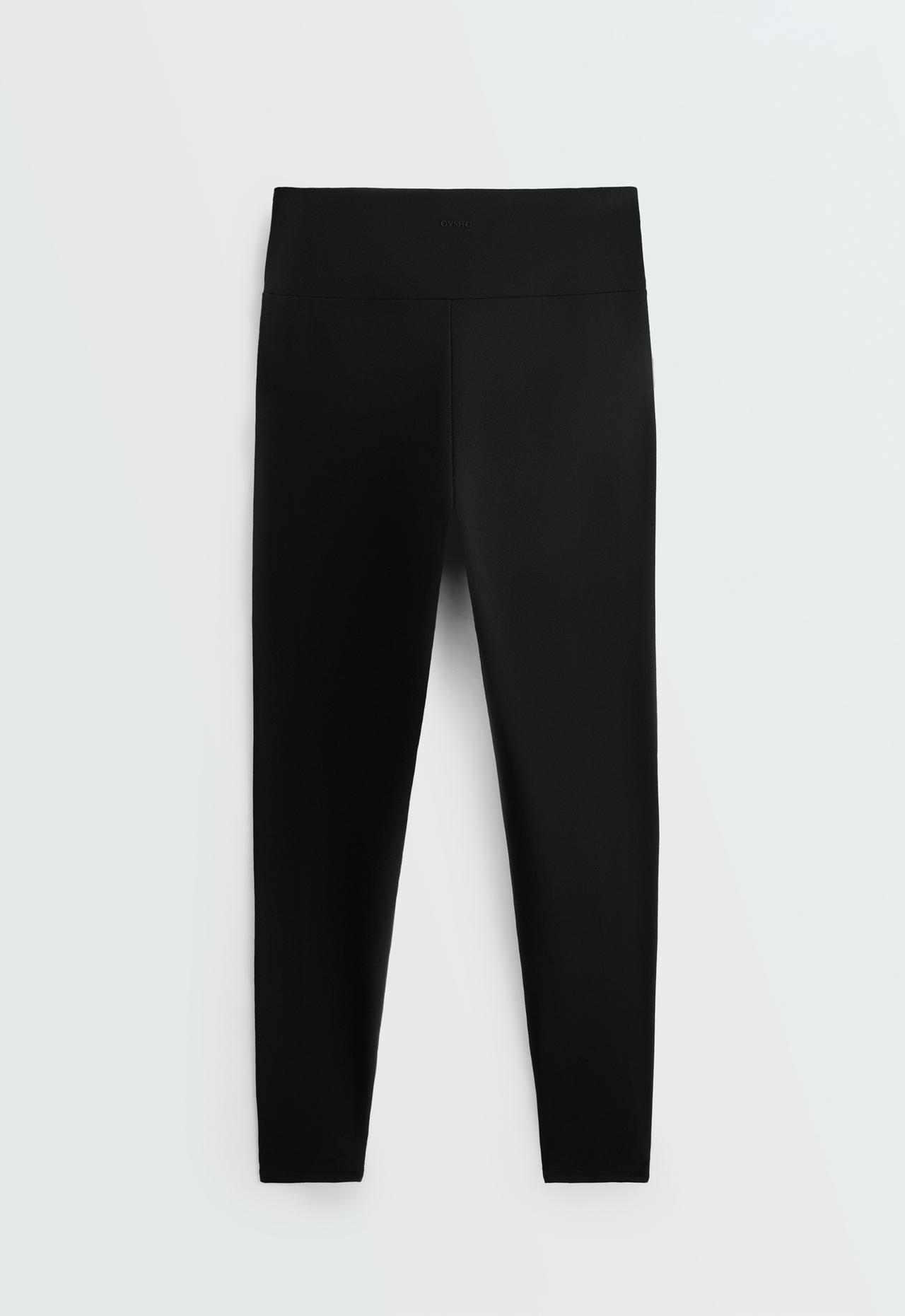 Ankle-length High rise Comfortlux leggings — BLACK